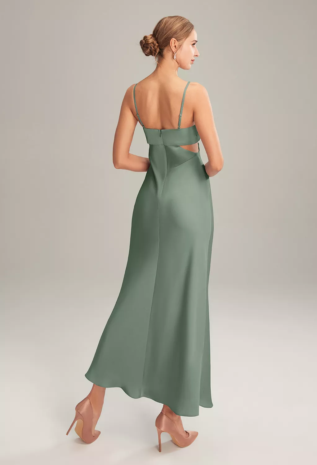 Oil Green Dresses | AW.Bridal
