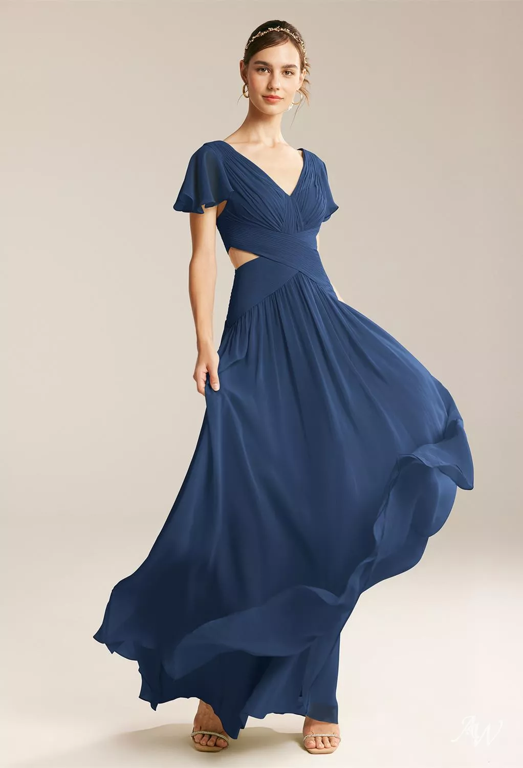AW Clelia Navy Bridesmaid Dresses | AW.Bridal