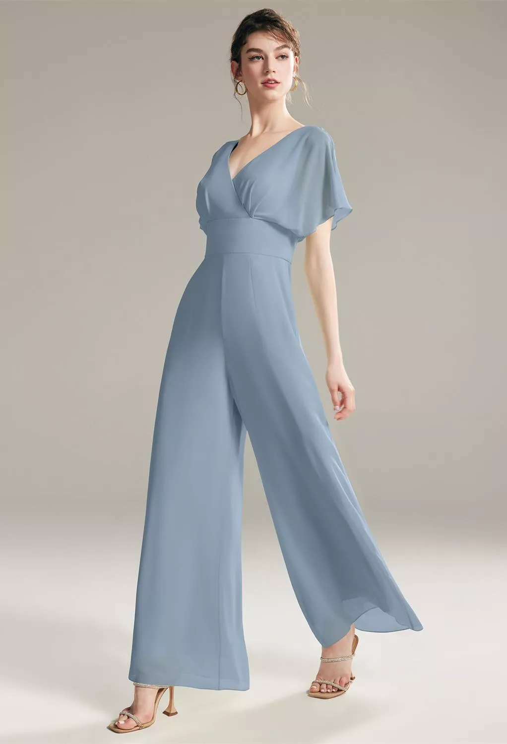 light colored bridesmaid dresses Light Yellow Satin Sheath Straight Across Bridesmaid Dresses With Slit,  MBD253