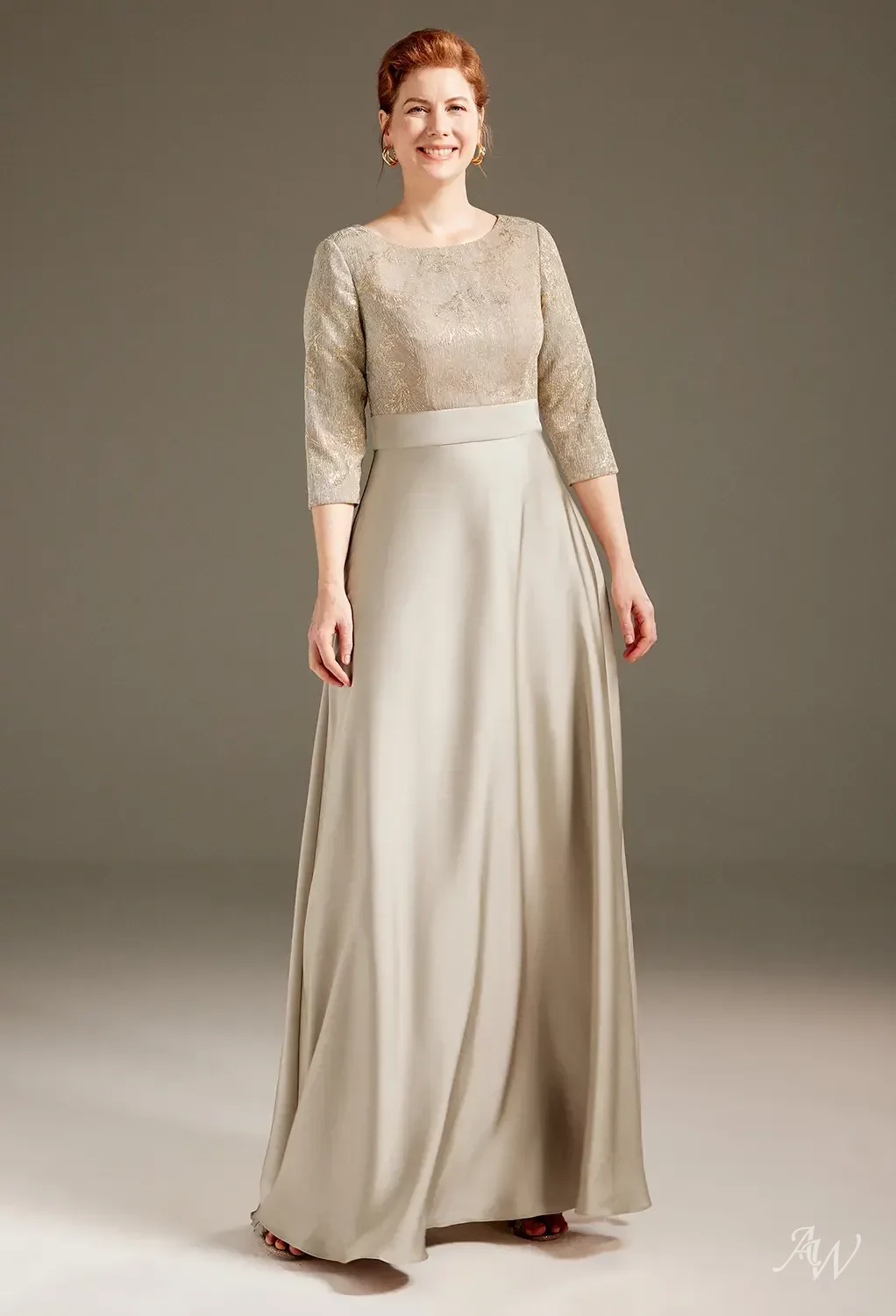 sachin and babi light blue dress Gill Harvey Bernadette Champagne Dress
