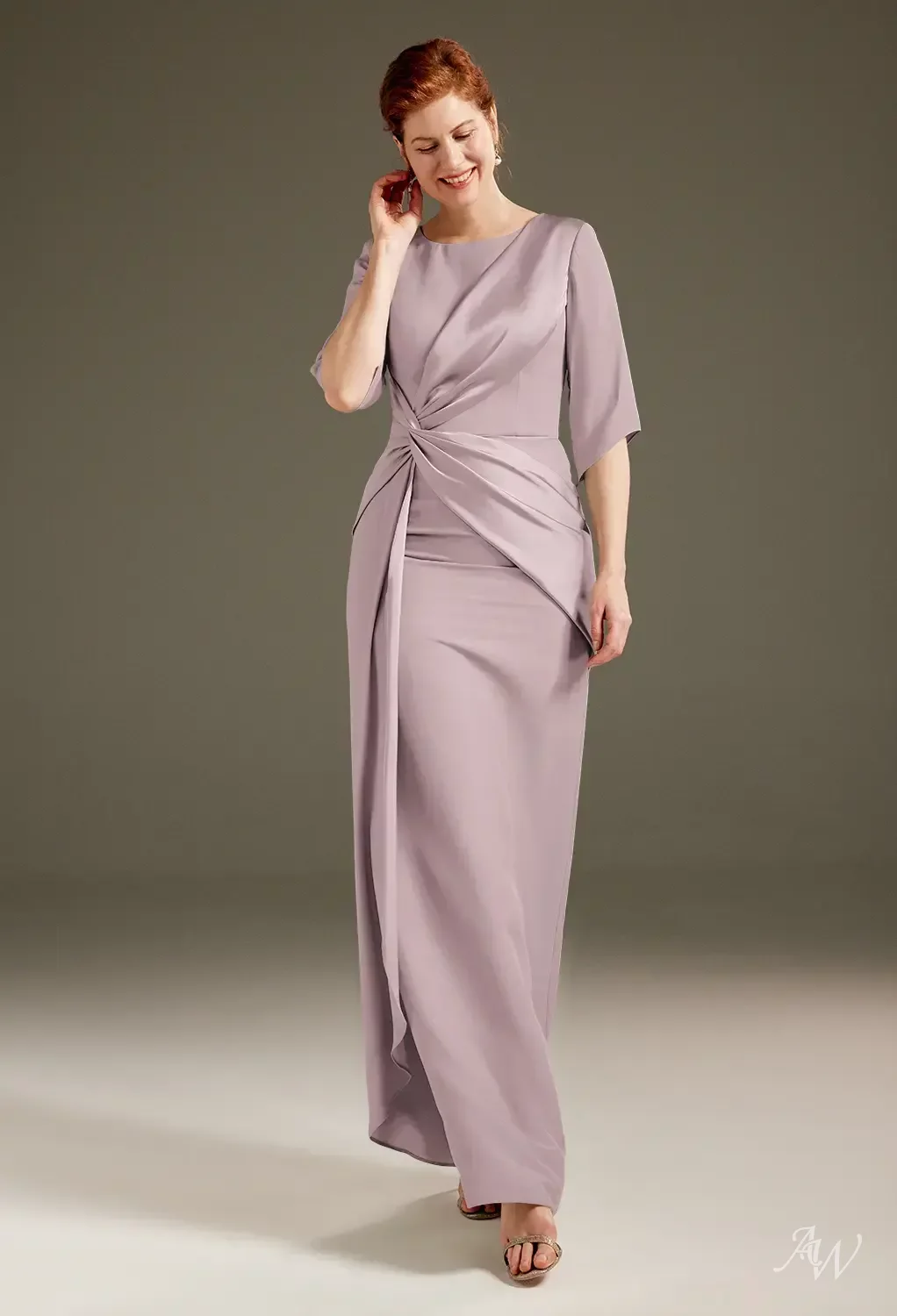 AW Caesar Dusty Rose Mother of the Bride Dresses | AW.Bridal