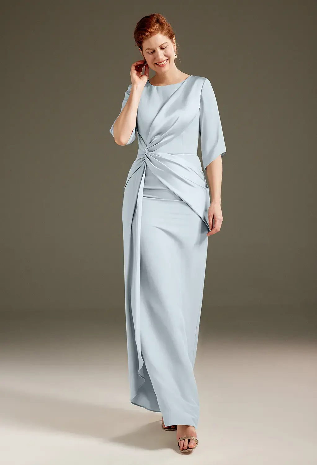 sachin and babi light blue dress Mother of the Bride & Groom Dresses main image 1