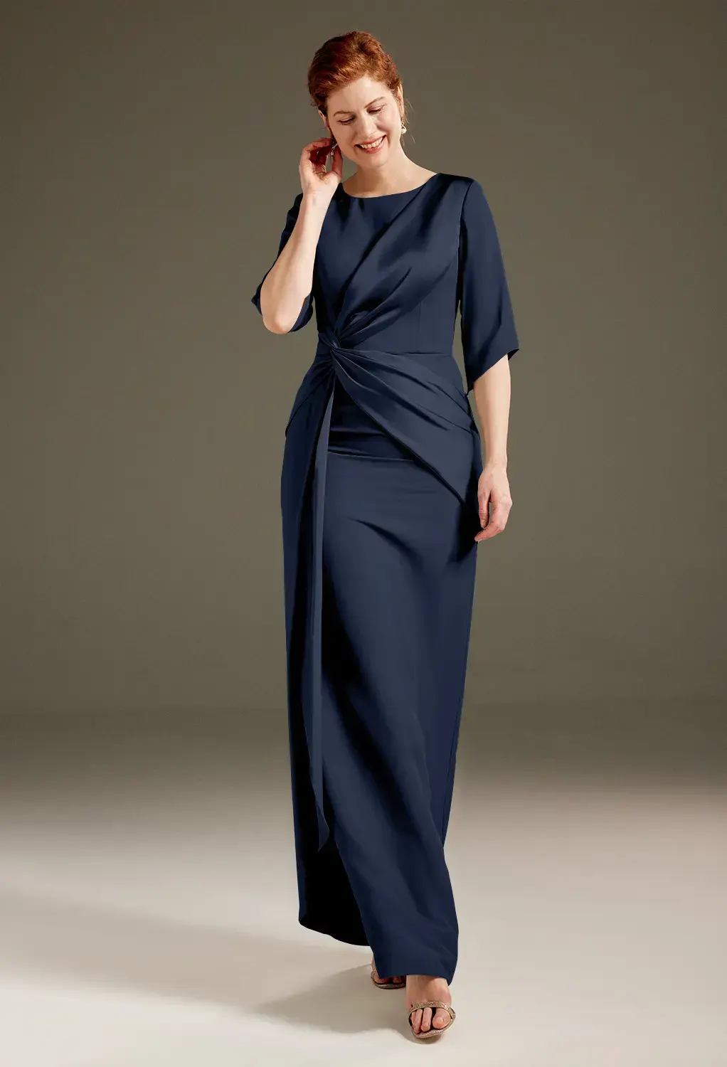 Dark Navy Mother of the Bride/Groom Dresses | AW.Bridal