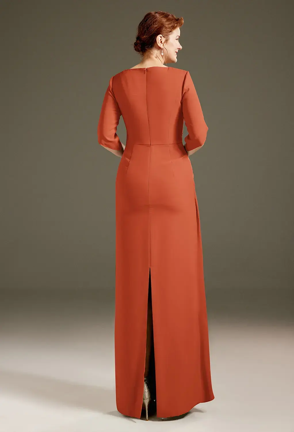 strapless open back dress Orange Floral Print Linen Blend Ruffle Midi Dress – Mint Velvet main image 1