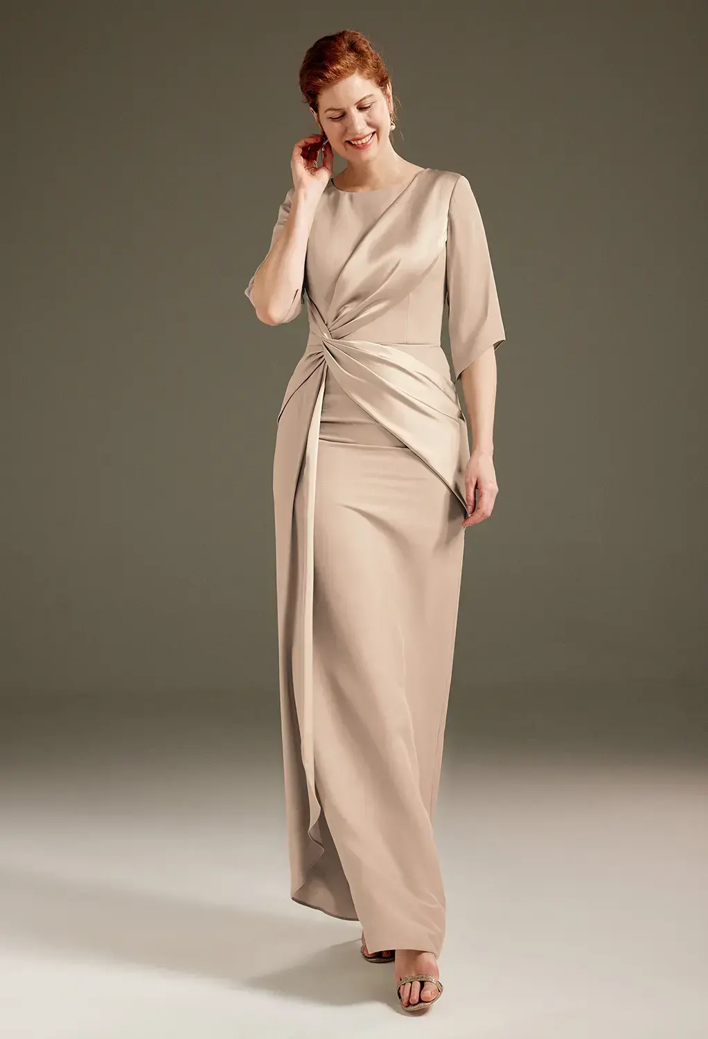 Taupe Mother of the Bride/Groom Dresses | AW.Bridal