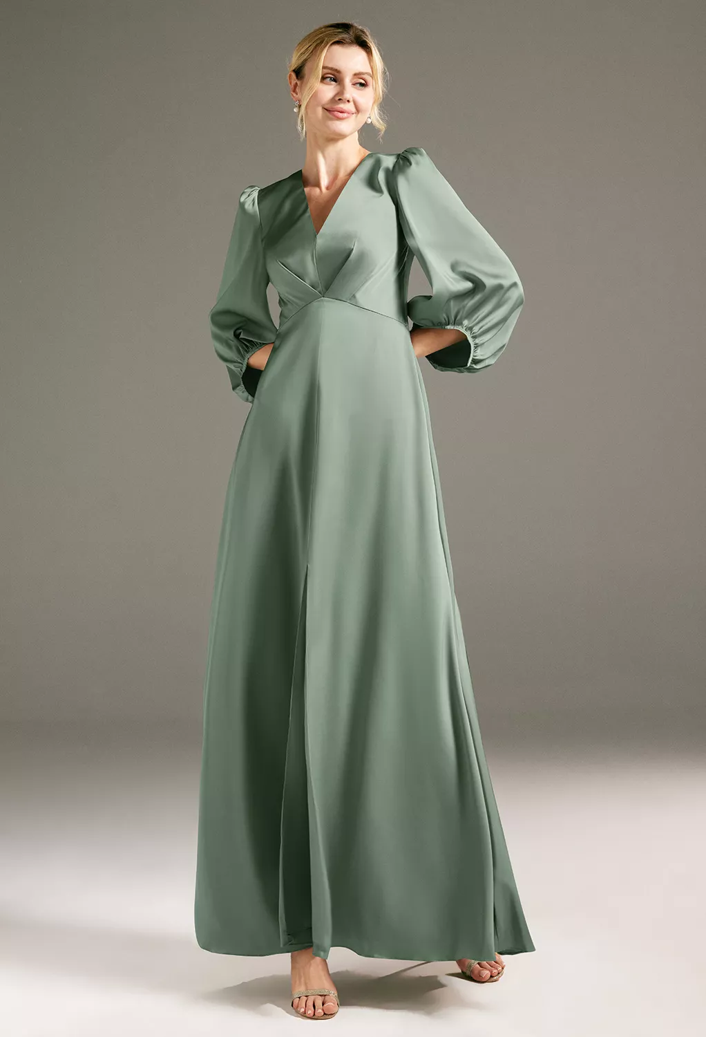Oil Green Dresses | AW.Bridal