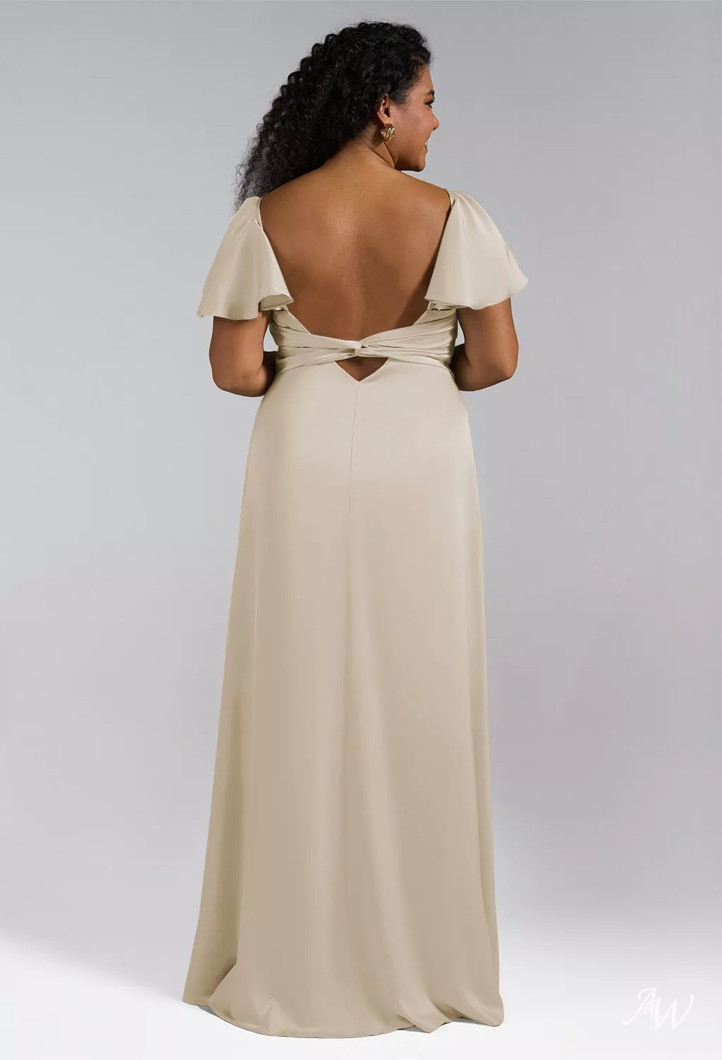 pale aqua bridesmaid dresses Sky Blue Chiffon A Line Bridesmaid Dresses With Streamer – jkprom main image 1