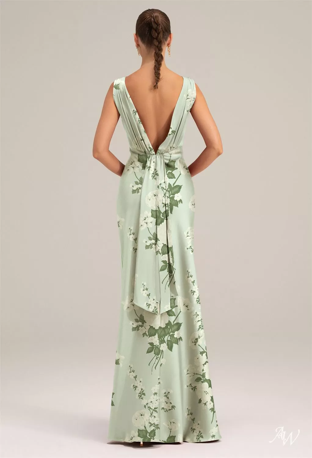 green dress keira Retrofete Keira Gown main image 0