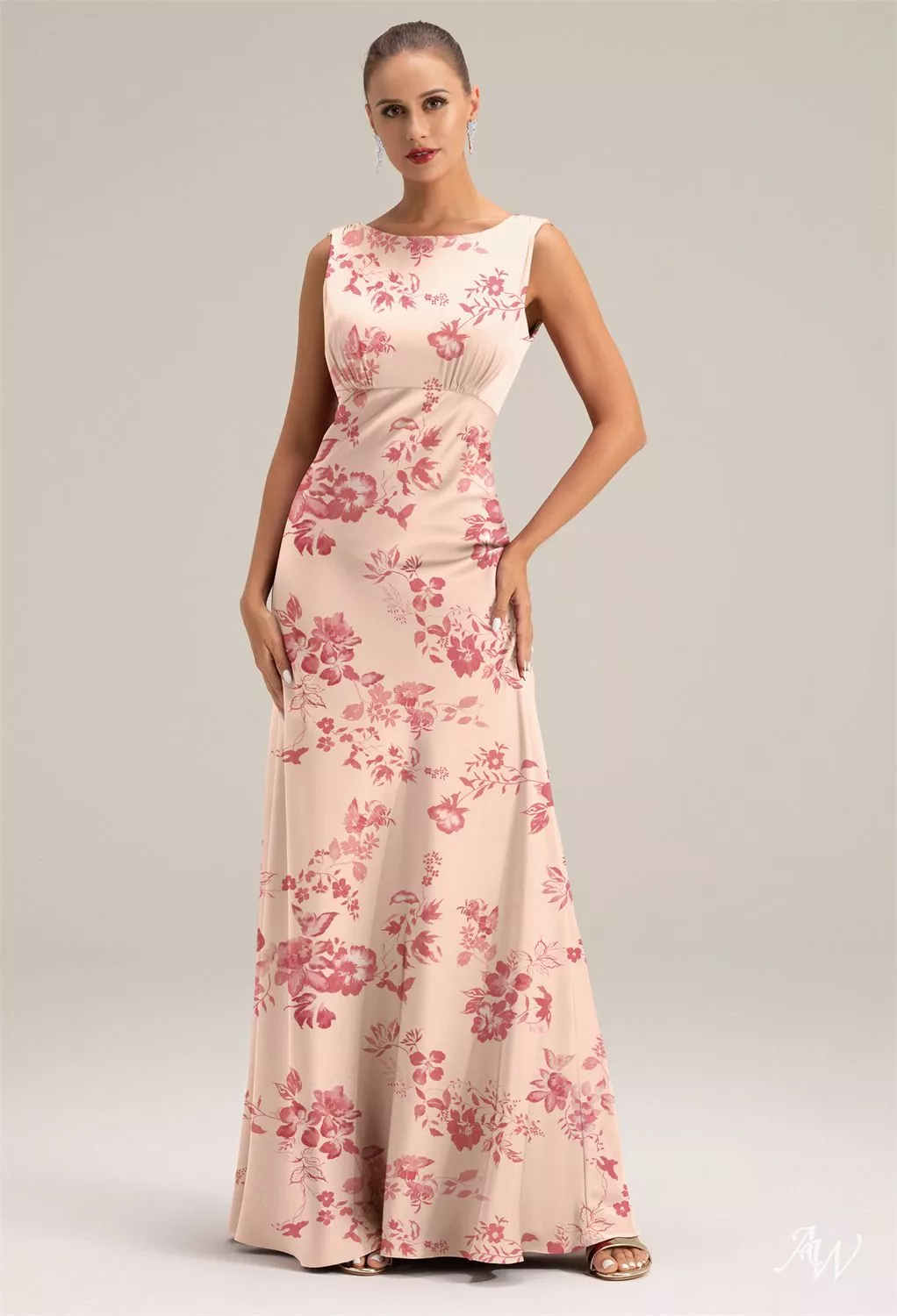 green emerald velvet dress Cherry Blossom Tiered Dress main image 0
