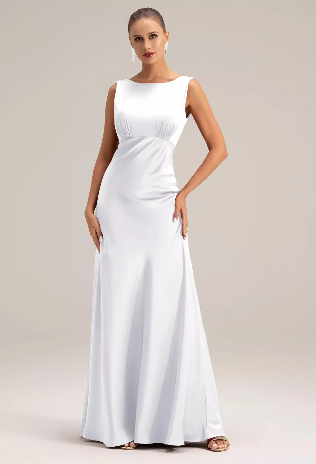 sachin and babi light blue dress White Evening Dresses to Shine with Pure Elegance main image 1
