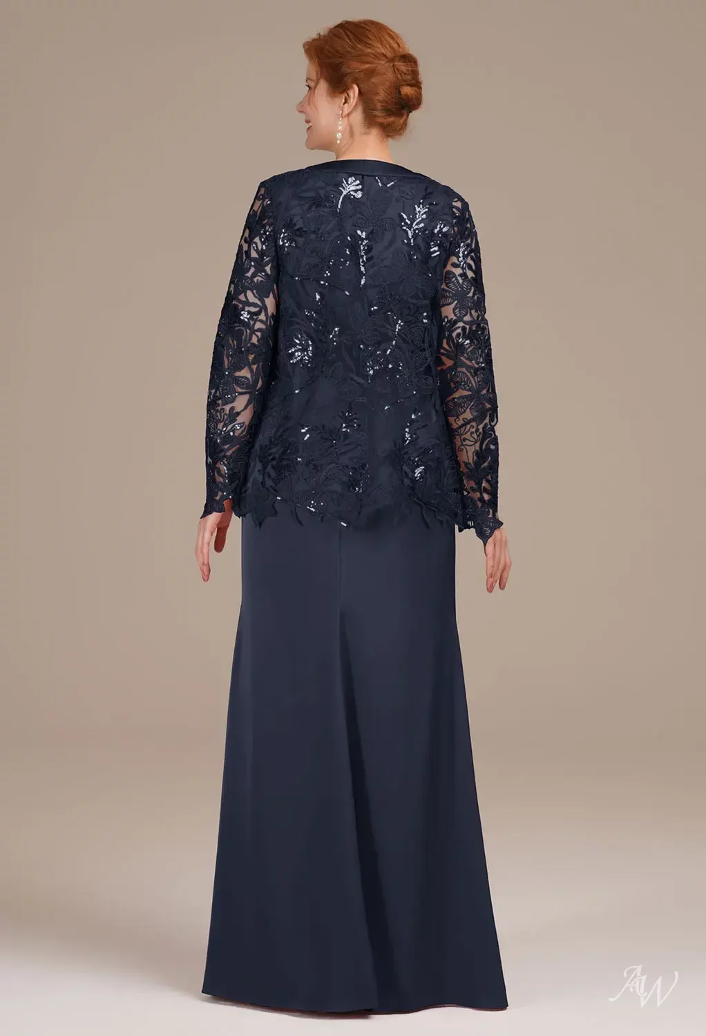 lace dress black Elegant Black Lace Long Sleeves Sheath Evening Dress SF038 – DreamyVow
