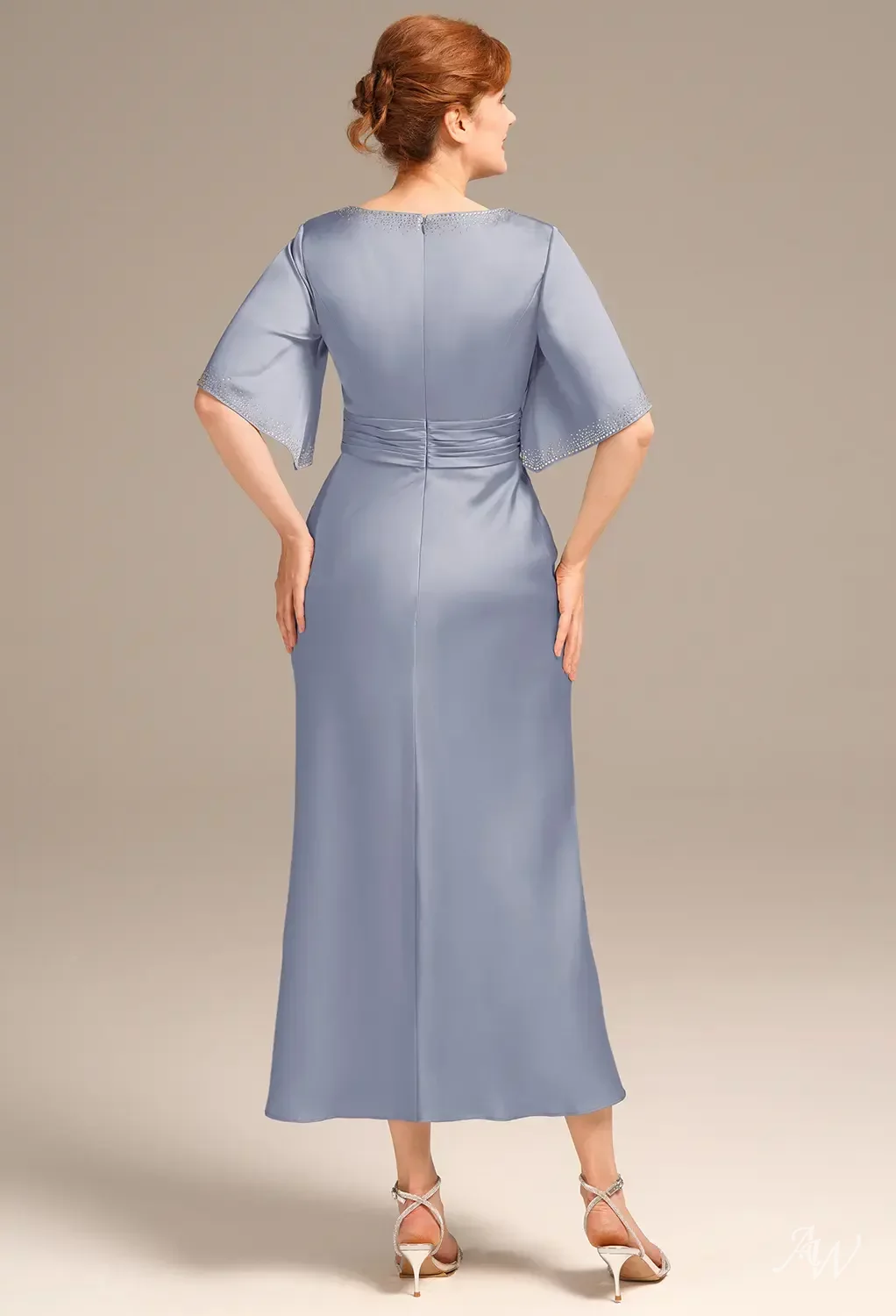knee length dresses for ladies Martine Dress Oleander Rouge