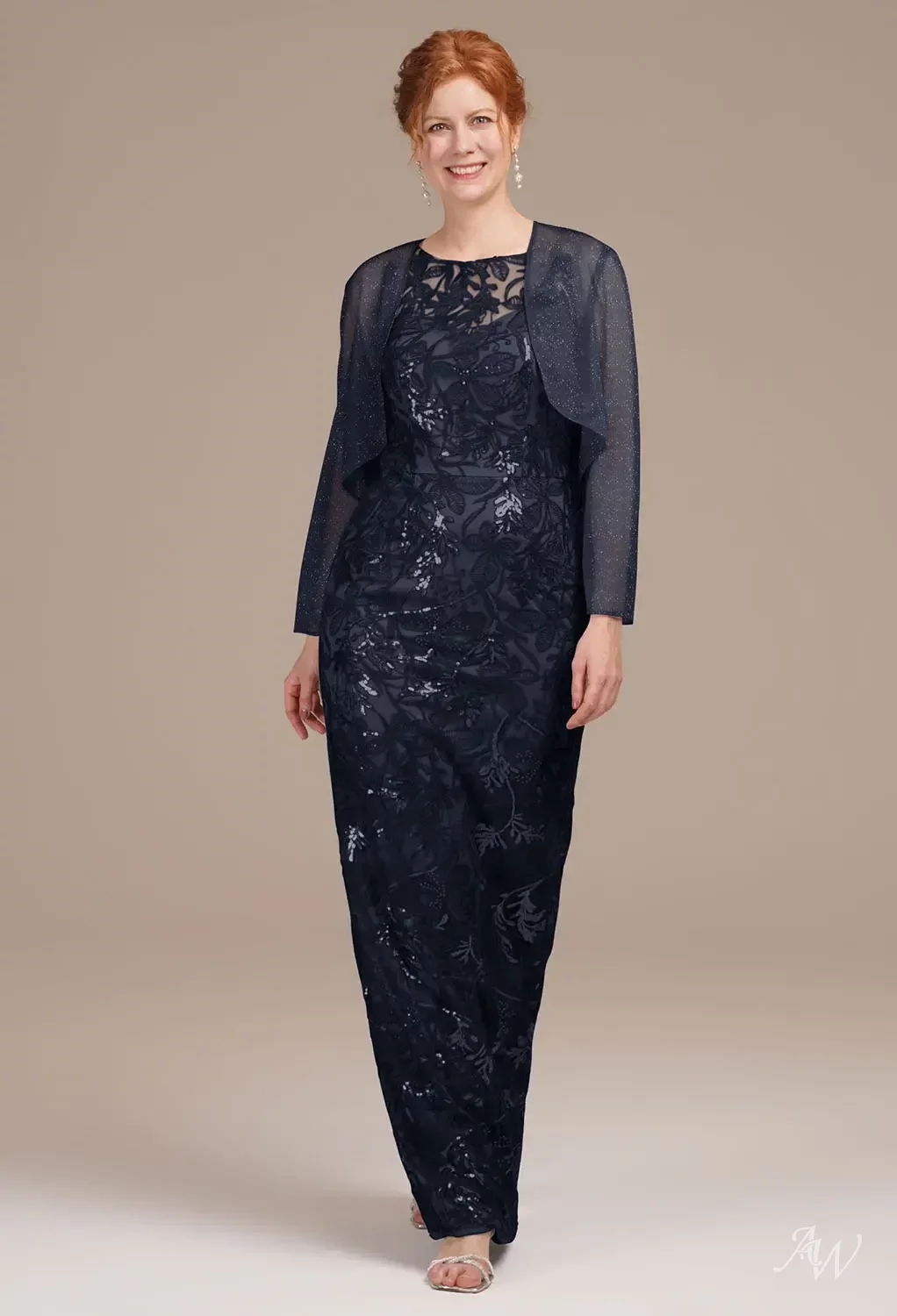 navy lace mother of the bride dress Long Stretch Satin Mermaid V-Neck Navy Mother of the Bride Dress with Lace  Appliques