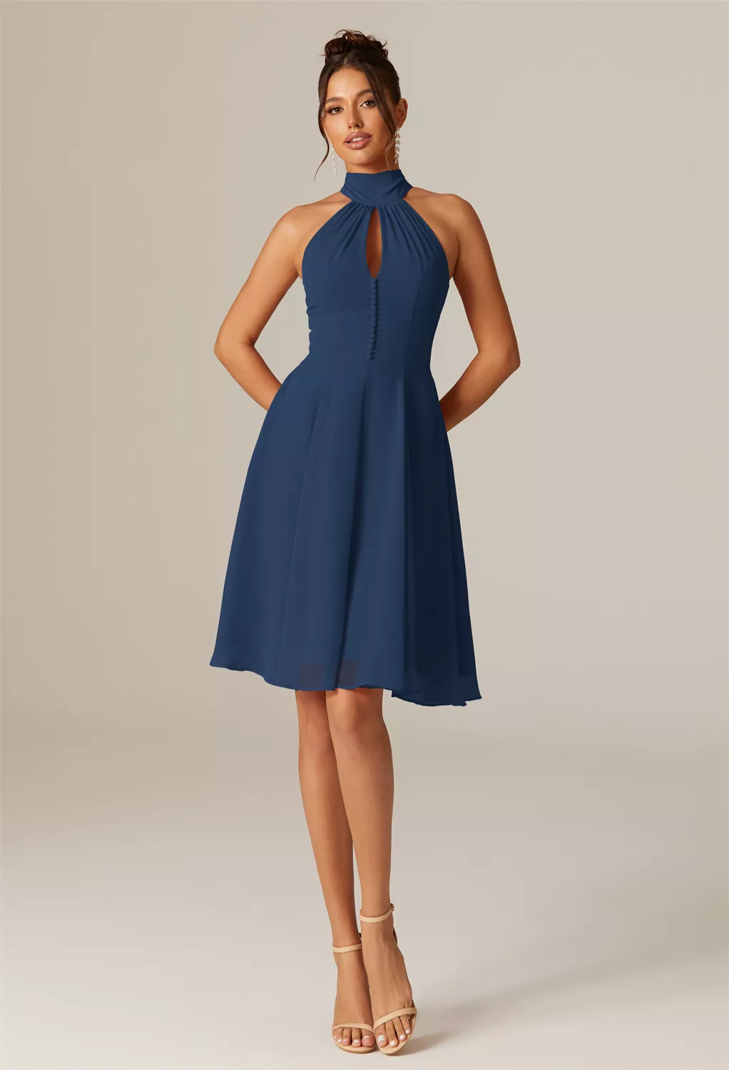 navy cocktail dress for wedding Amazon.com: DRESSTELLS Dress, Winter Formal Guest Dresses Women, Long Sleeve Modest Holiday Party Prom Audrey Hepburn Evening 2XL : Clothing, Shoes & Jewelry Straps Sleeves Cocktail Attire Wedding Guest Dresses