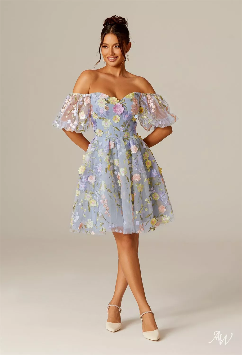 juniors casual dresses IDOPIP Girls Summer Floral Dress Smoked Ruffle Tutu Dress for Toddler Kids Short Puff Sleeve Square Neck A-Line Print Sundress Princess Birthday Party Dresses Blue 7-8 Years: Clothing okie dokie Hand-sewn Floral:No to mini for sunny DARING DIVA Women's Eyelet