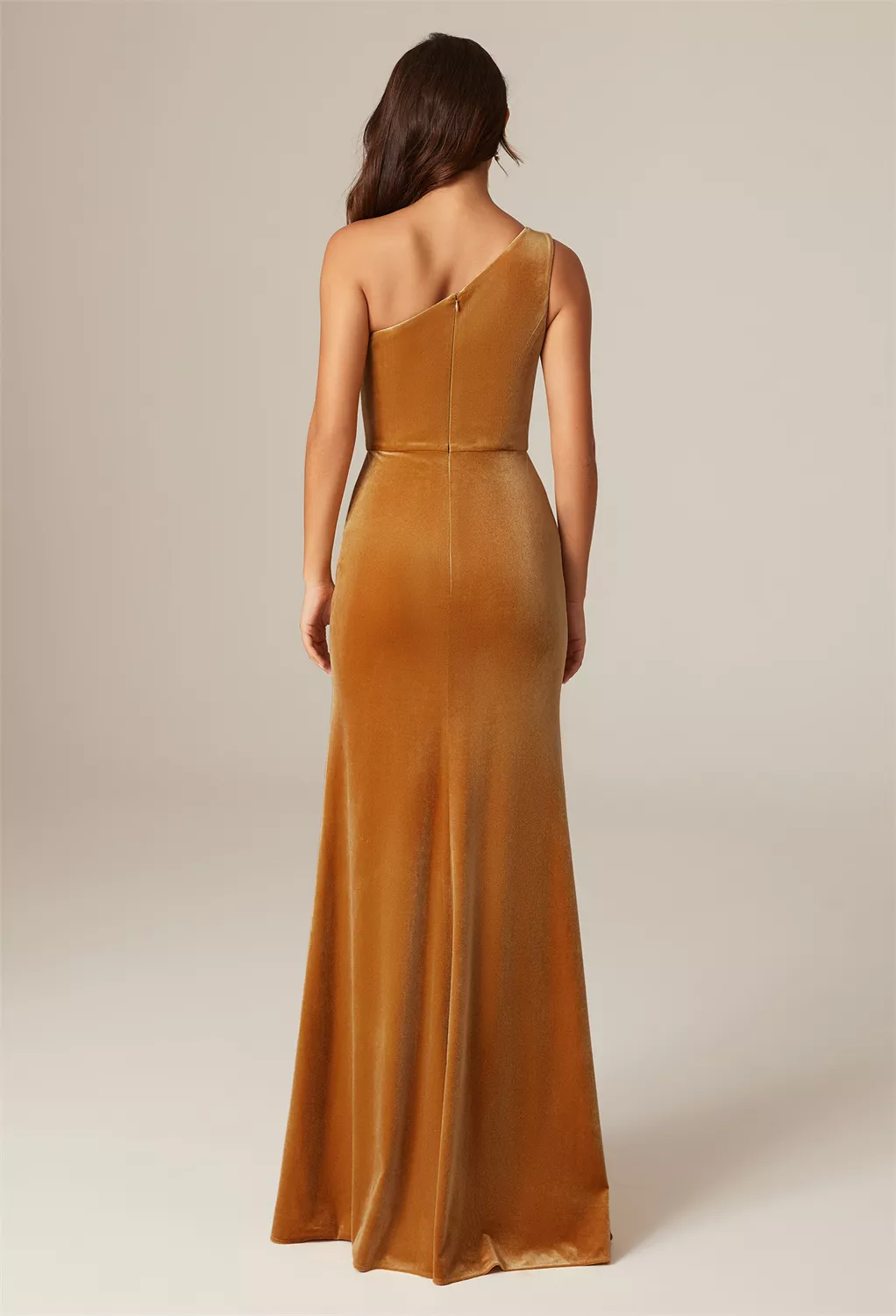 slim fit dress slacks Sparkly Mismatched Gold Side-split Mermaid Long Bridesmaid Dress, WG86 –  SposaBridal main image 0