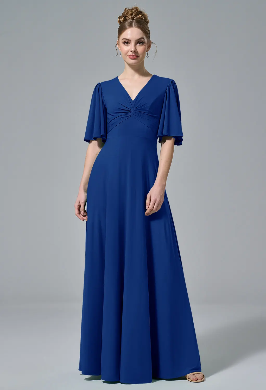 royal blue vintage bridesmaid dresses Floral cottagecore Burgundy Evening Dress with Size (INDIA/UK):2 Custom alterations available at
