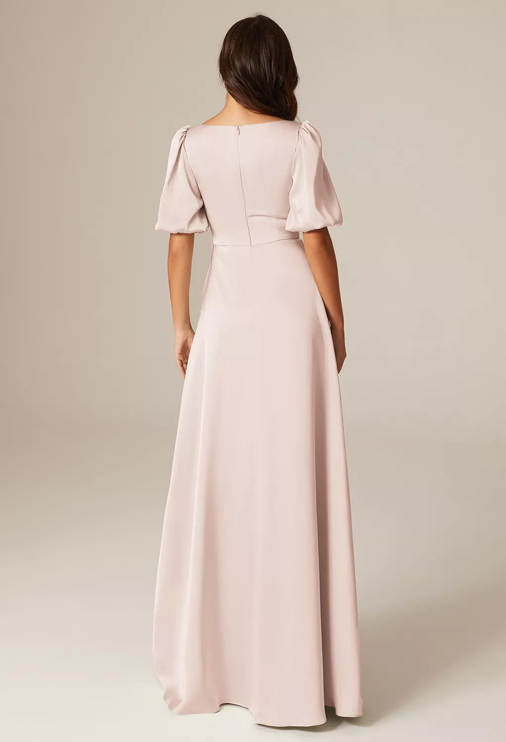 Apricot Long Bridesmaid Dresses