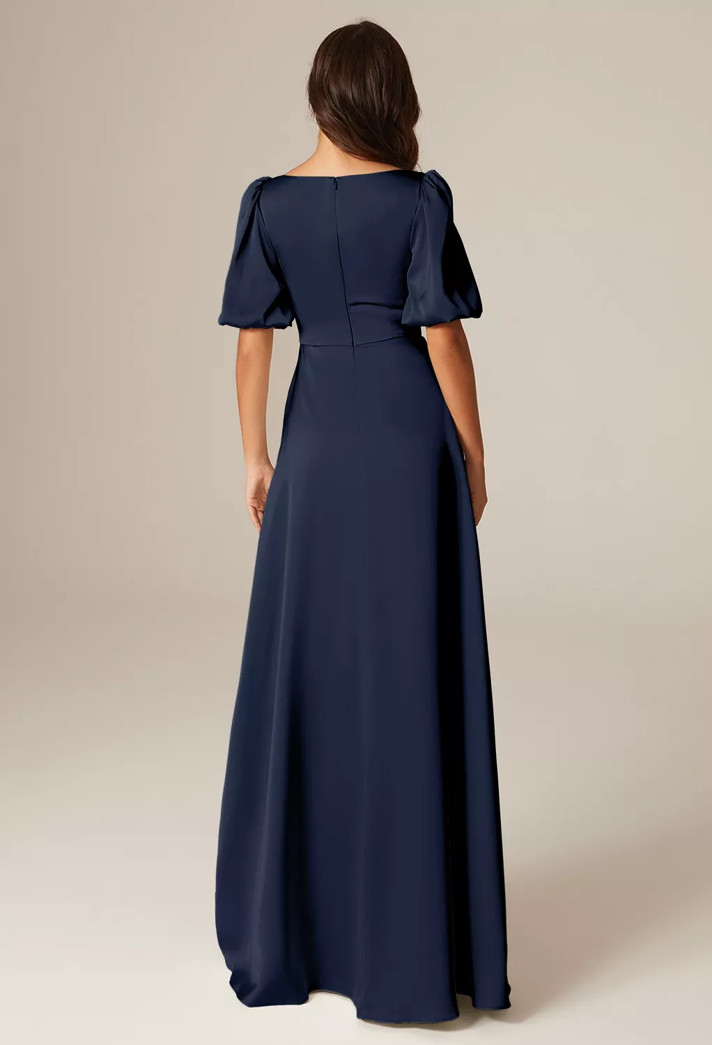 navy bridesmaid dresses long sleeve Leely Women Navy Velvet Long Sleeves Mermaid Bridesmaid Dress with Slit Off the Shoulder Corset Wedding Guest Dress