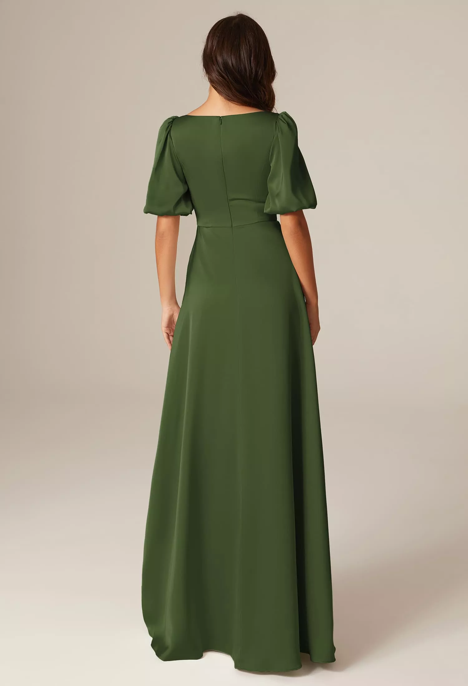 Green Olive Bridesmaid Dresses | AW.Bridal