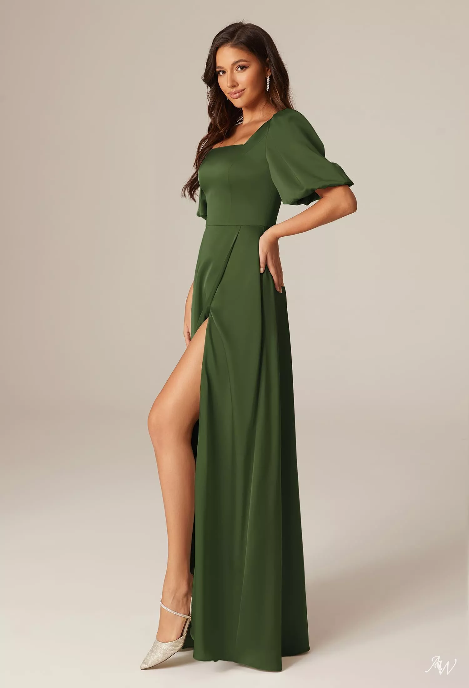 backless green satin dress Zapakasa Women Royal Blue Backless Satin Prom Dress
