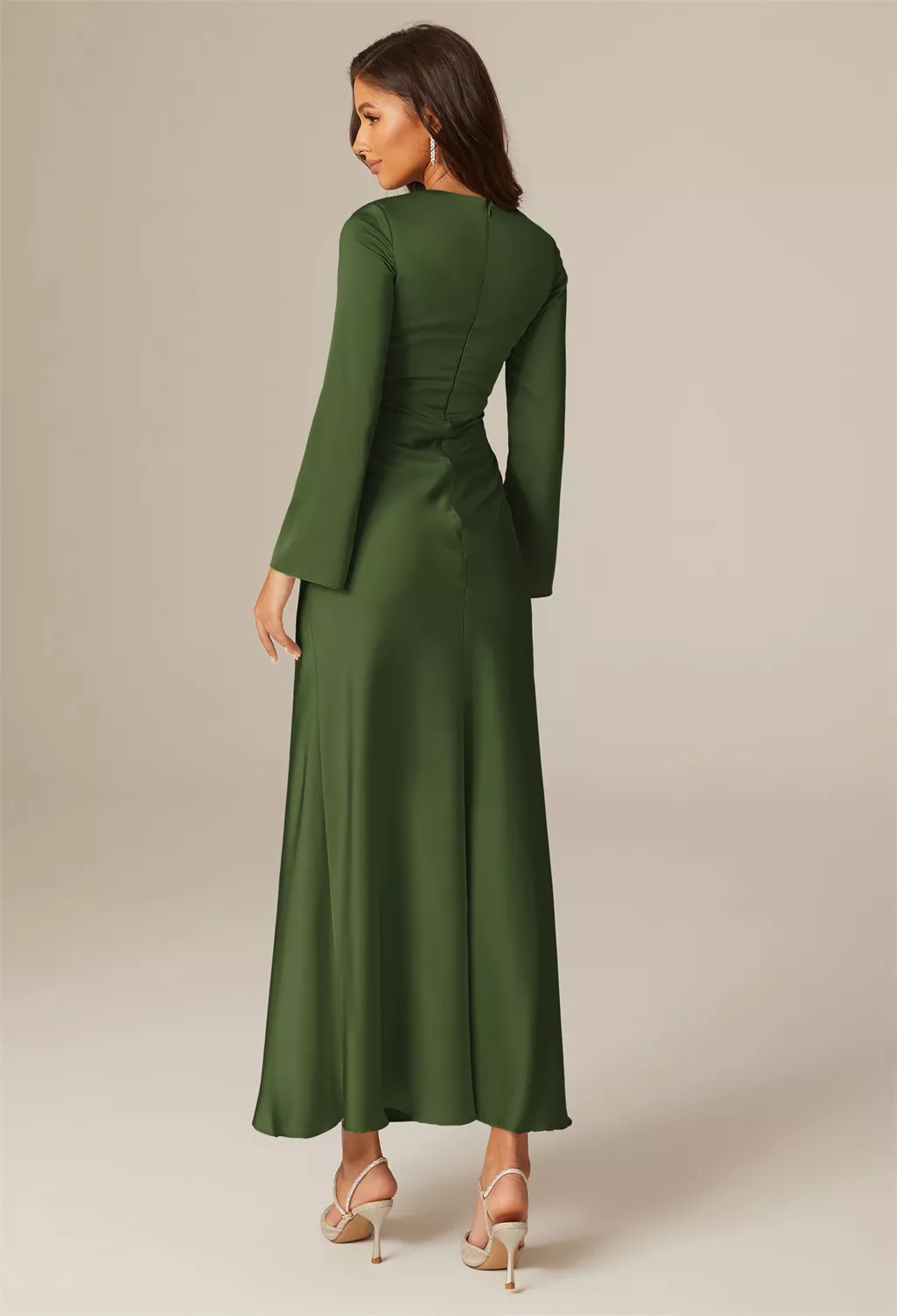 Green Olive Bridesmaid Dresses | AW.Bridal