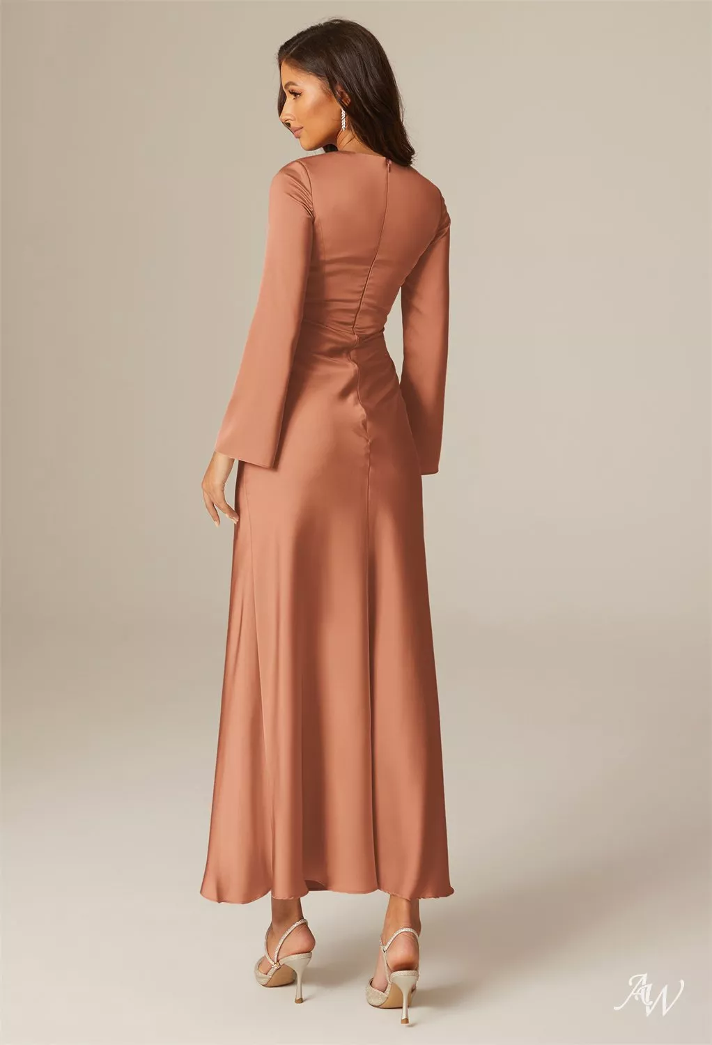 sienna bridesmaid dresses satin Sienna Open Back Bridesmaid Dresses