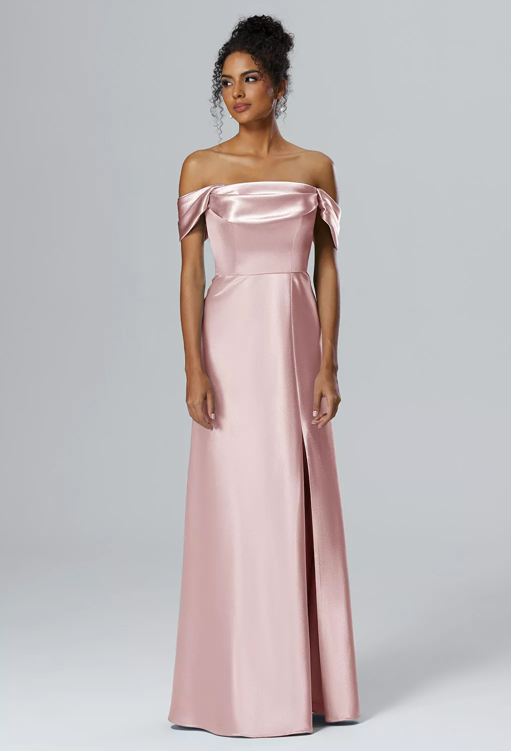 pearl pink dress color Satin V-neck Tulle Ball Gowns Wedding Dresses Pearl Pink