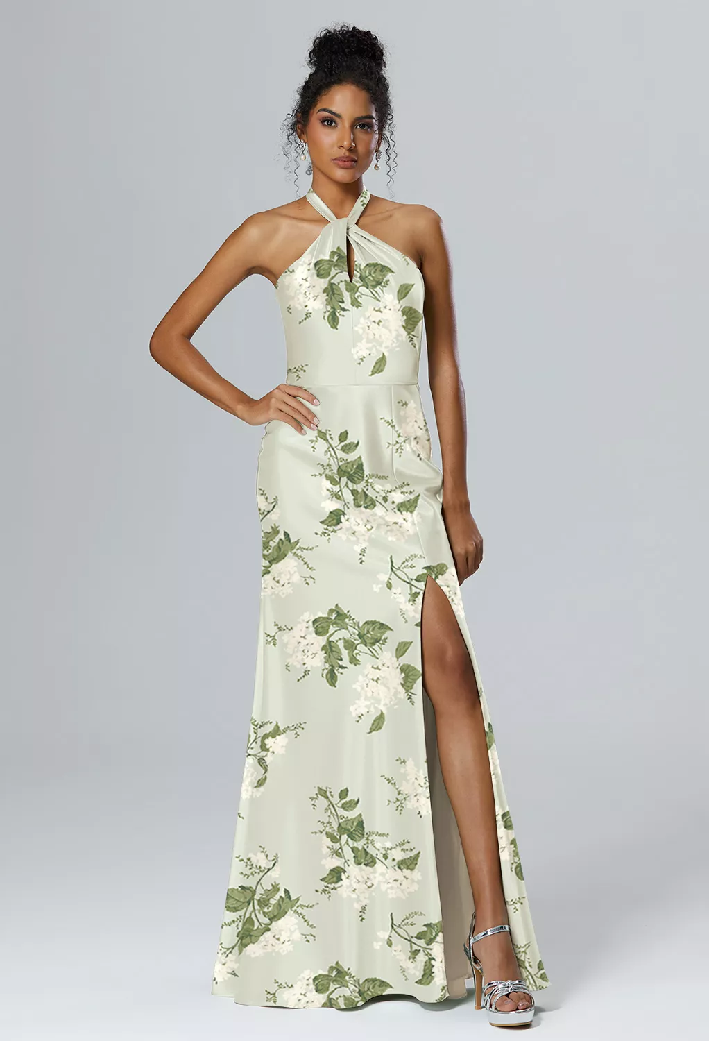 open lace back dress Floral Maxi Dress for Women 2026 Summer Chiffon Boho Long Dresses Elegant  Short Sleeve Ruffle Flowy Dress Trendy V Neck Pretty Garden Dresses Wedding  Guest Beach Sundress Swing T Shirt Frocks at main image 0