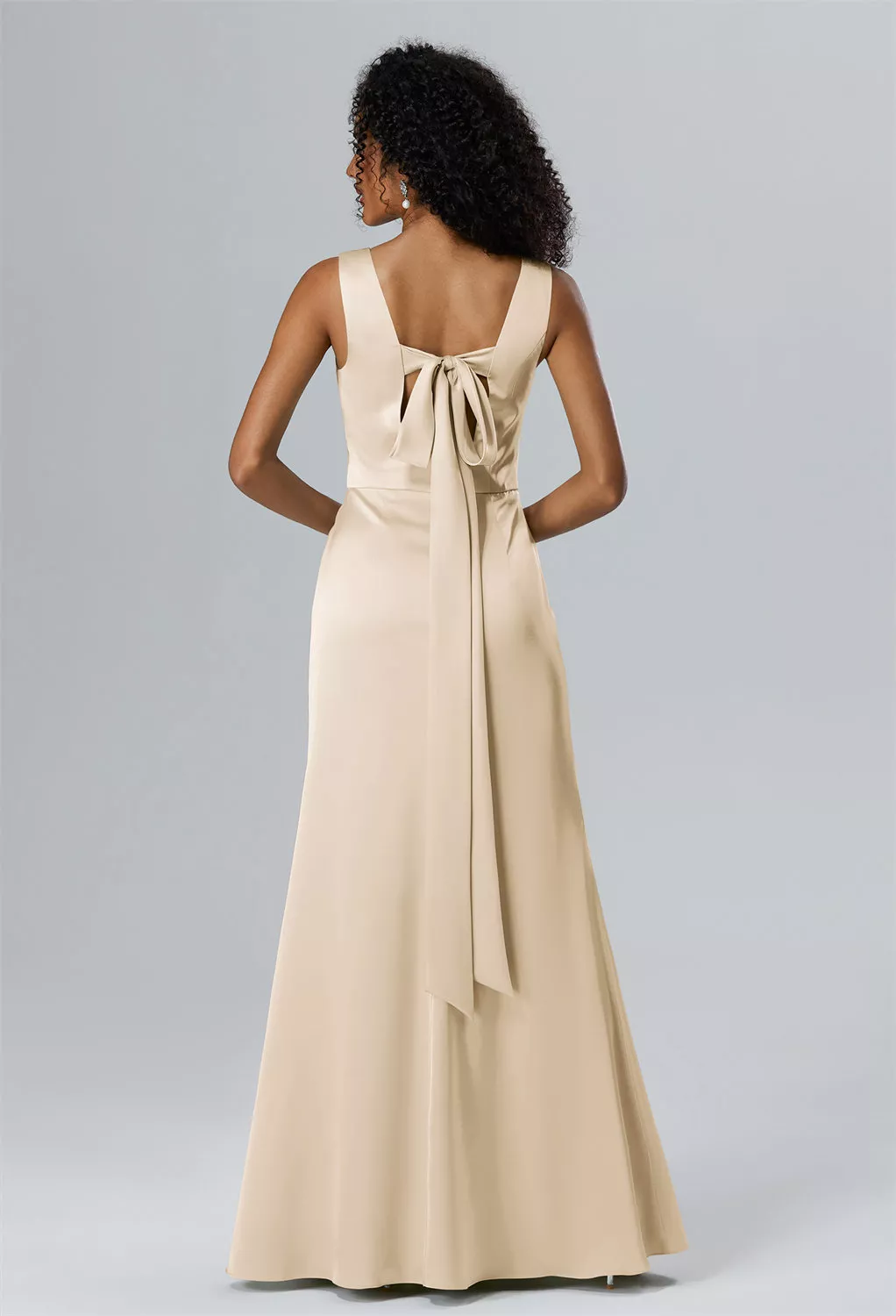 Bow/Bowknot Floral Bridesmaid Dresses | AW.Bridal