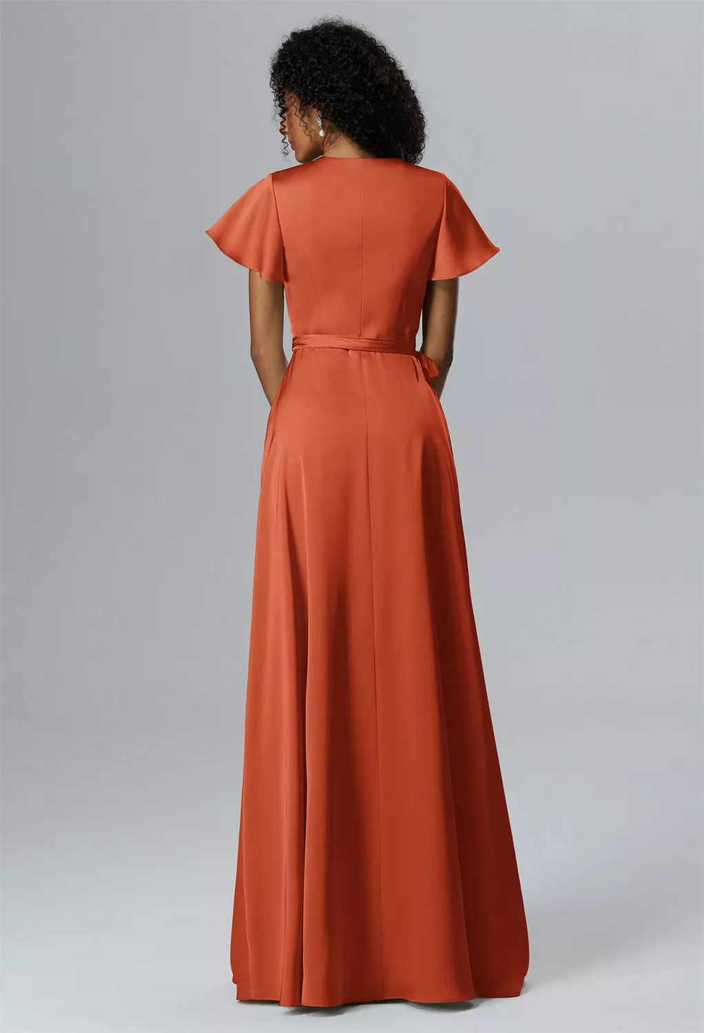 tangerine chiffon bridesmaid dresses Tangerine, Orange Size:King shoulder and delicate spaghetti Black Maxi Dress Outfits XXS-XXL NON STRETCH