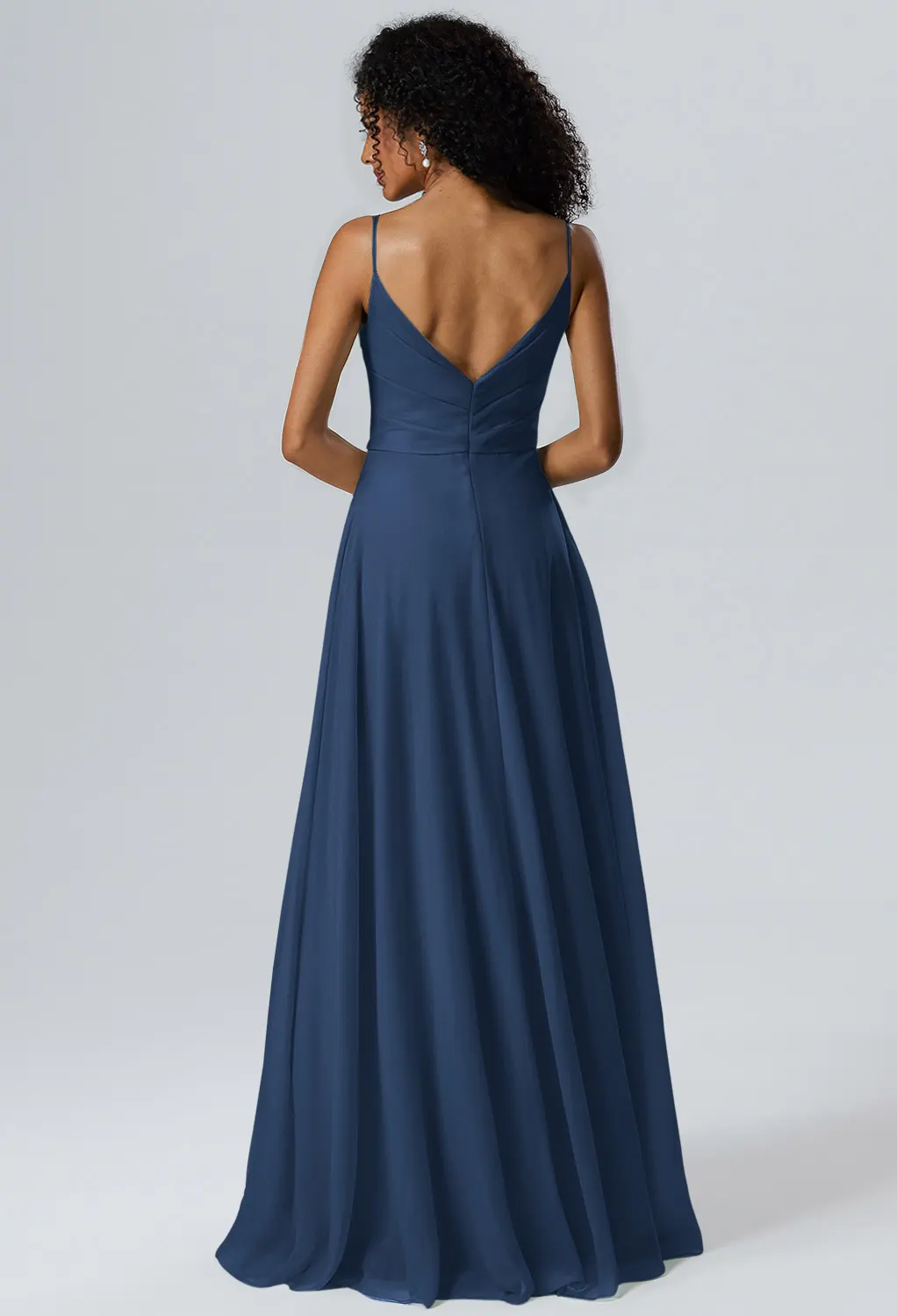 trump dressing like mamdani Hot Sale Mismatch Mermaid Navy Blue Lace Bridesmaid Dresses – MyChicDress main image 1