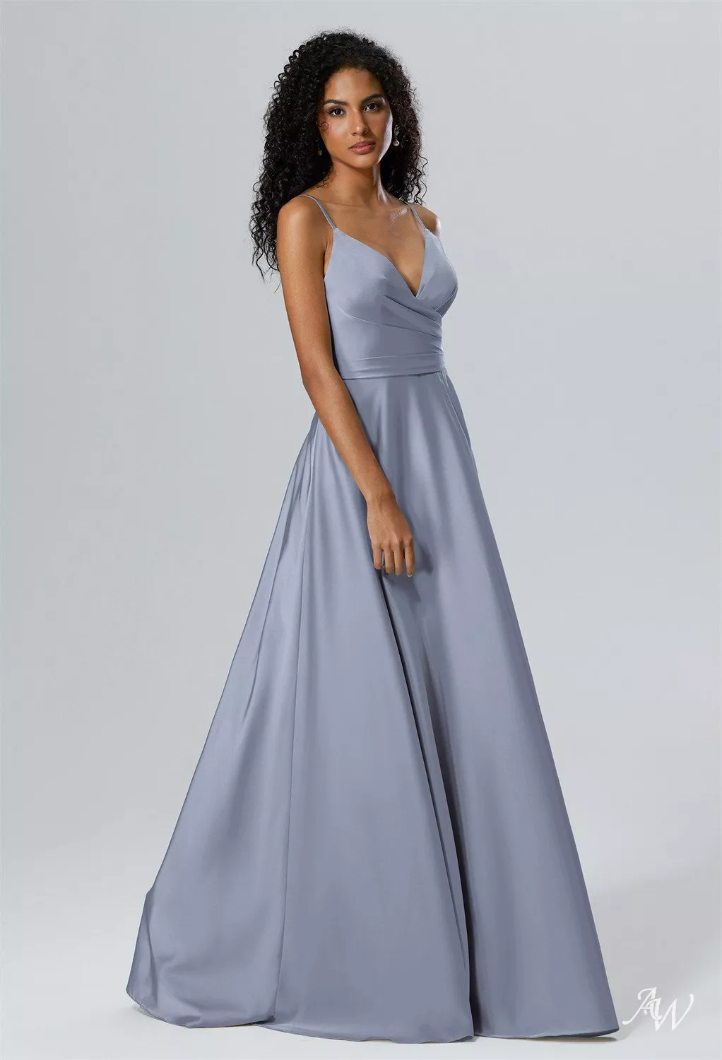 gray blue dress Gray Blue Long Prom Dress, Gray Blue Graduation Formal Dress with Beading