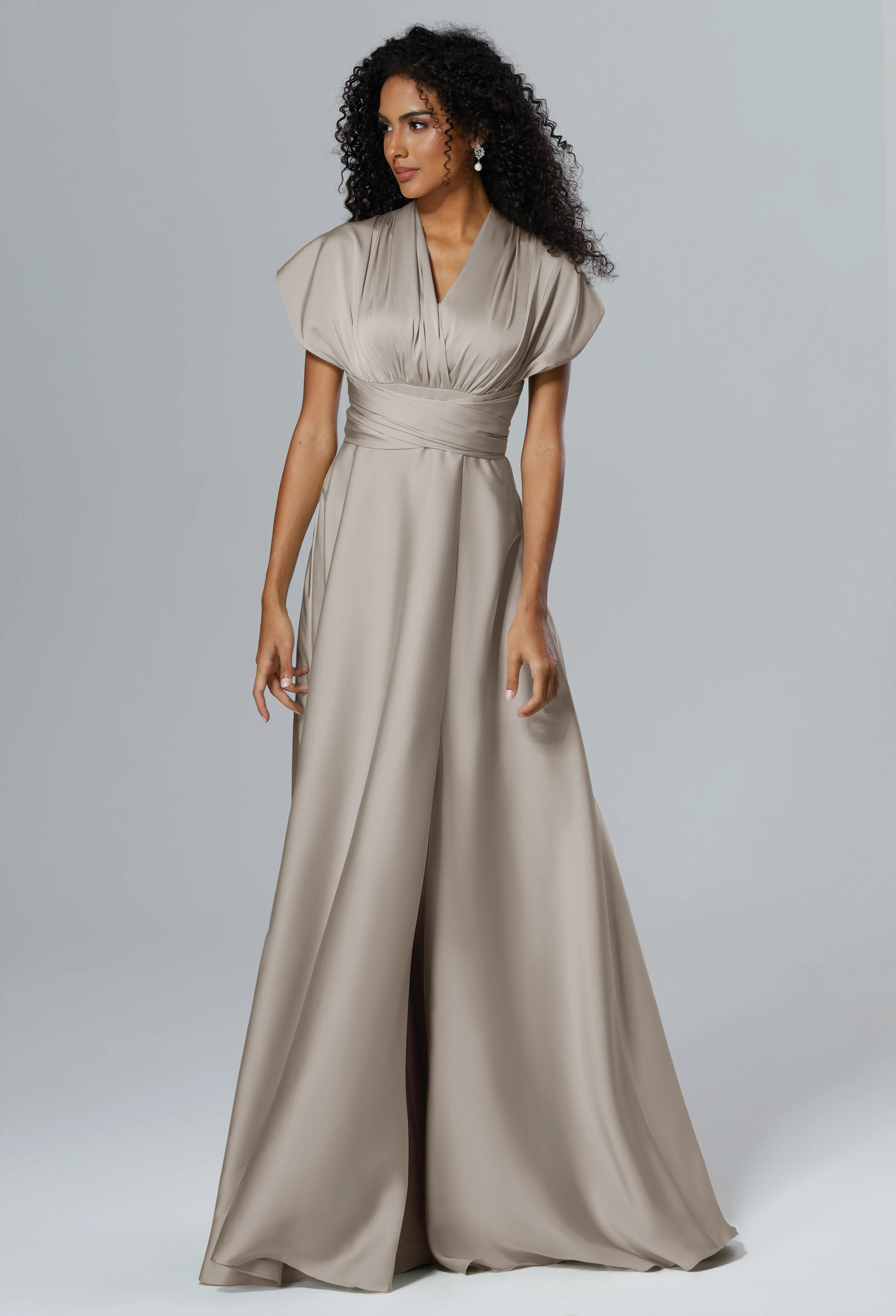 mushroom taupe bridesmaid dresses cf-female-plus-3x24w