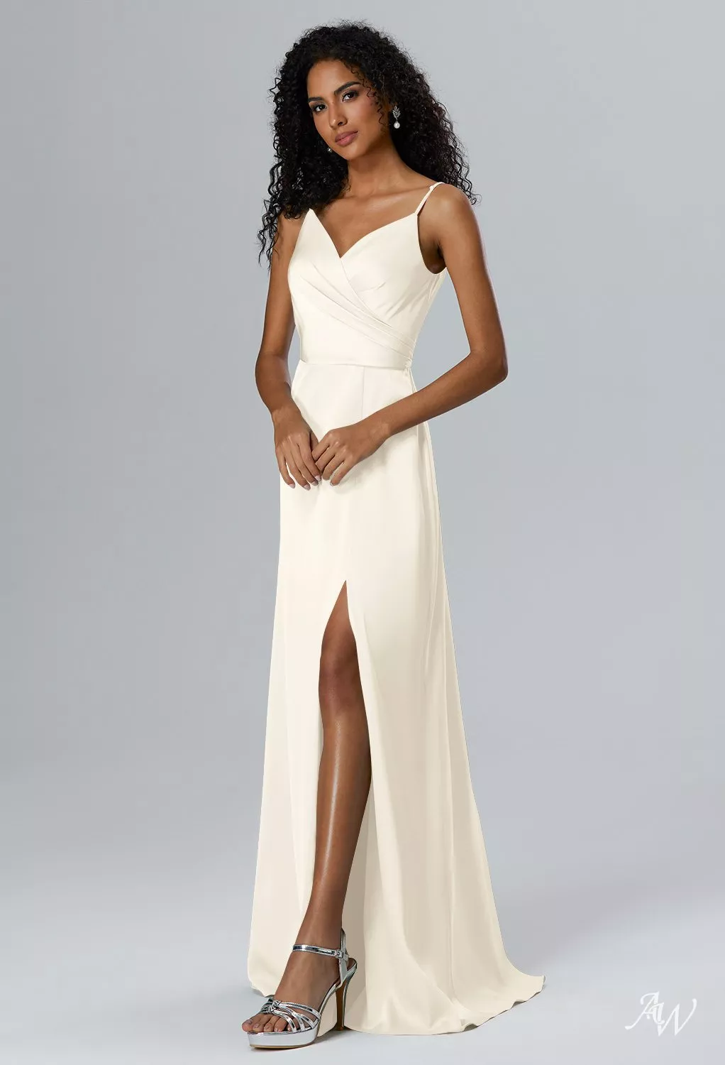 david's bridal ivory bridesmaid dress davids bridal wedding dress Size 8 ivory