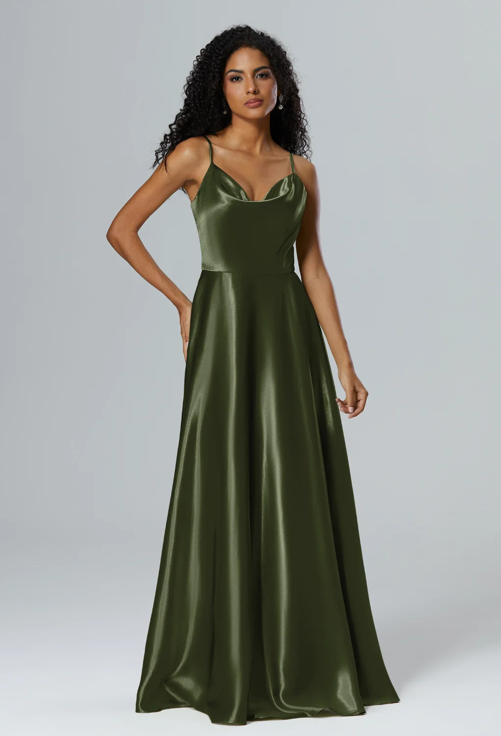 Cowl Neckline Bridesmaid Dresses | AW.Bridal