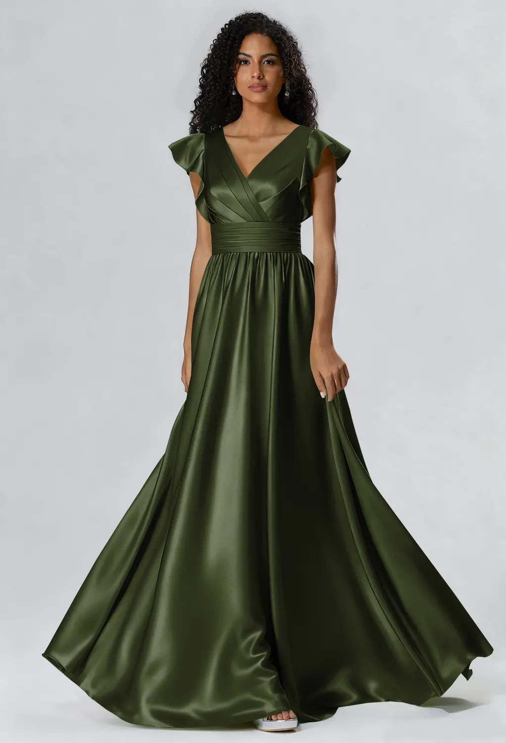 maternity bridesmaid dresses green Jenny Yoo Bridesmaid Dress Addison Maternity Marigold