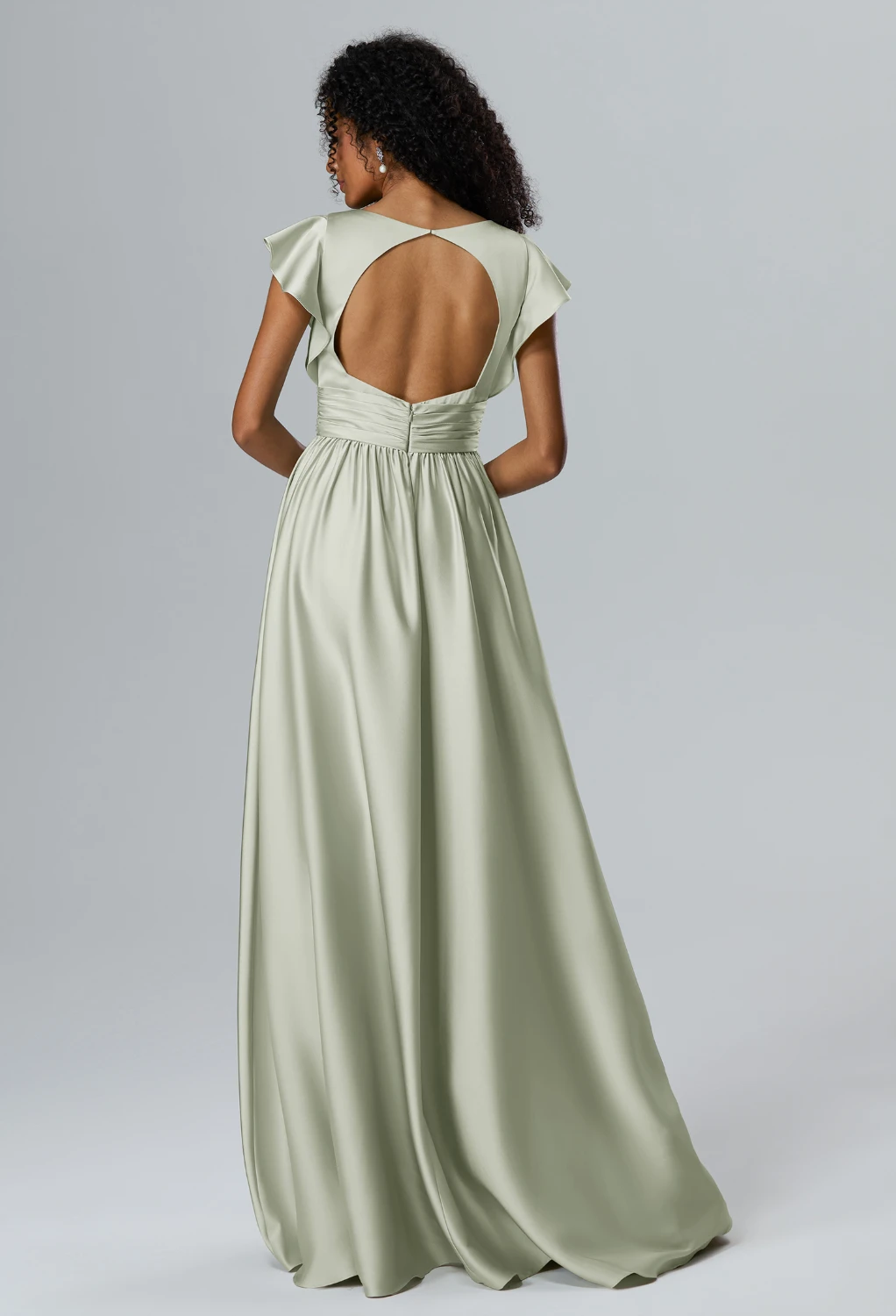 Sage Green, Dusty Sage Maternity Bridesmaid Dresses Page 2 | AW.Bridal