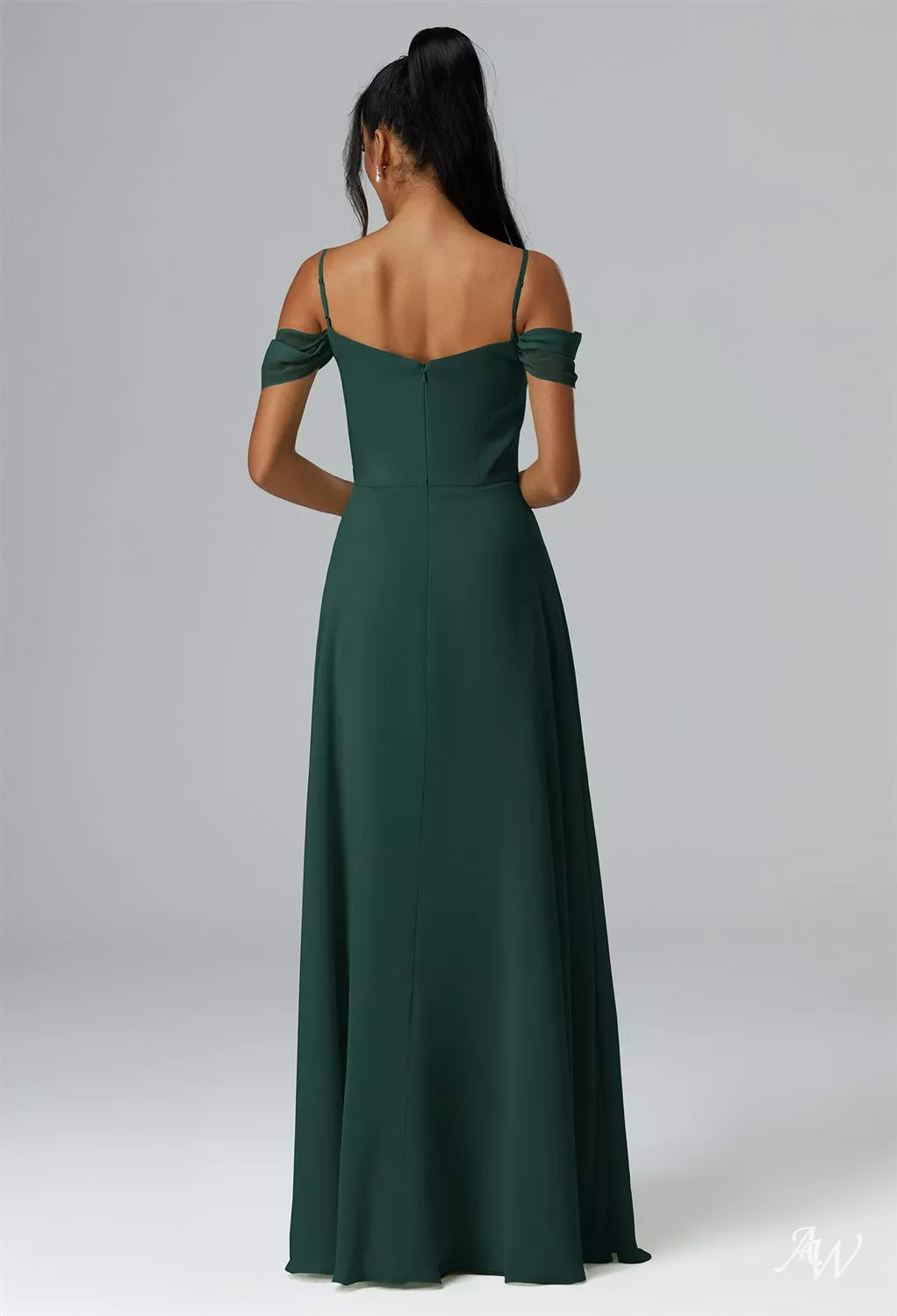 emerald bridesmaid dresses cheap Popular V-neck Emerald Green Velvet Long Cheap Custom Bridesmaid Dresses,  MRB0246