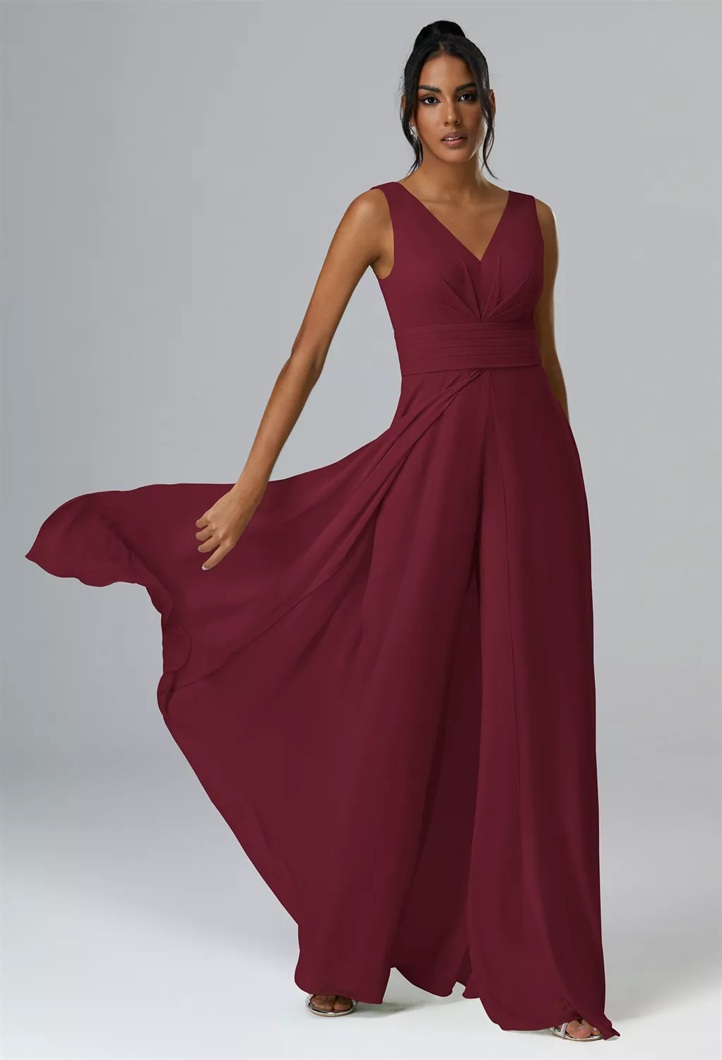 AW Plaoido Burgundy  Wedding Guest Dresses