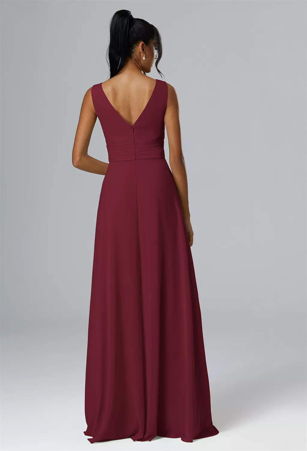 AW Plaoido Burgundy  Wedding Guest Dresses