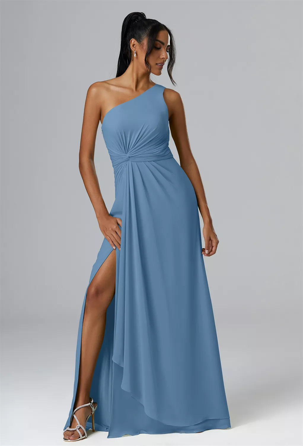 Dusty Blue Long Bridesmaid Dresses Page 7 | AW.Bridal