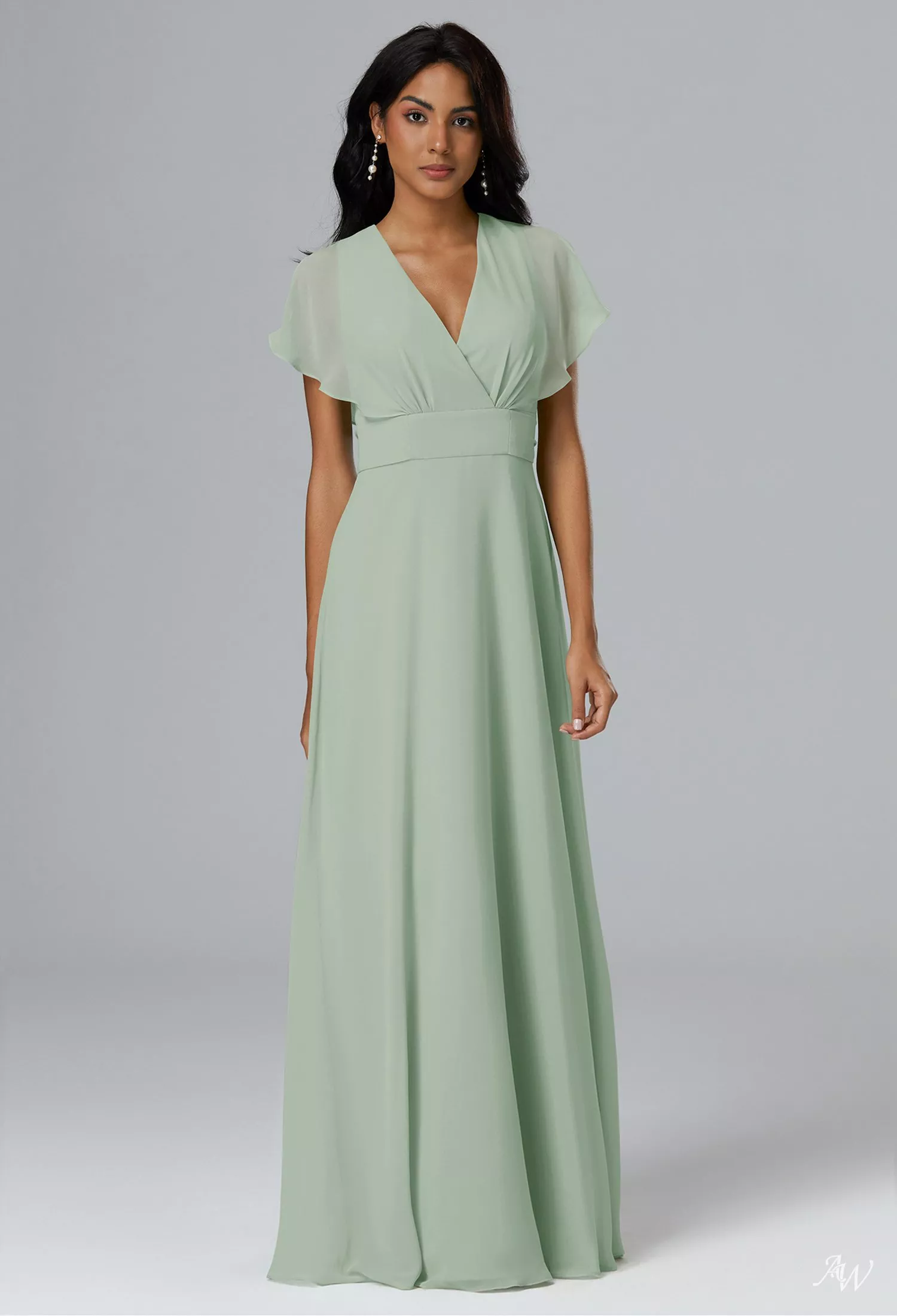 Bride Dark Sage Green Bridesmaid Dresses Sage Green Wedding Colors Bridesmaid  Dress Shop On Pinterest