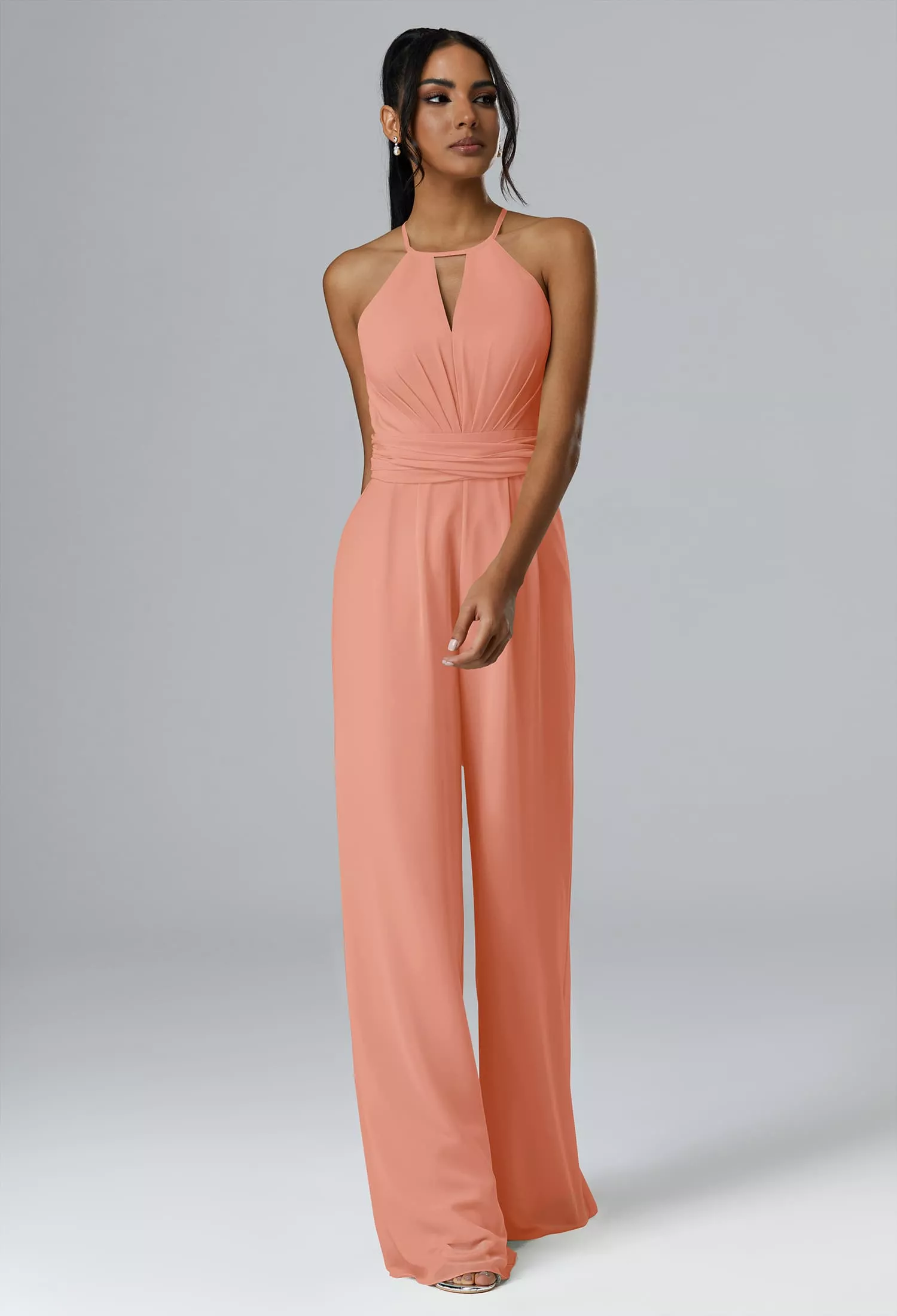 Peach Pink Bridesmaid Dresses | AW.Bridal