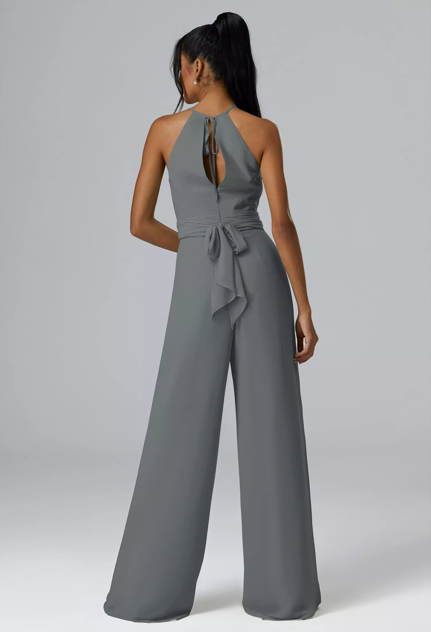 Steel Gray Bridesmaid Dresses | AW.Bridal