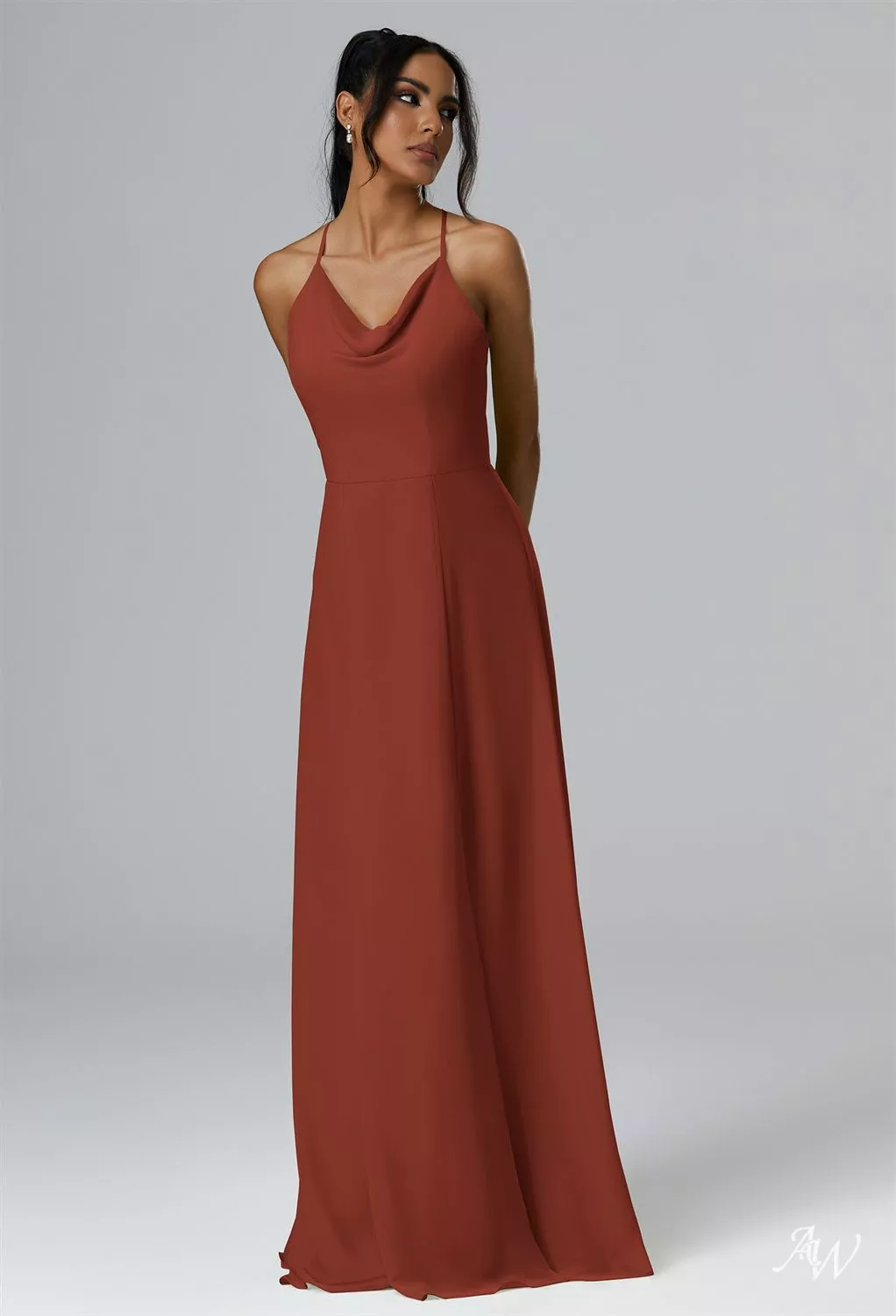 green emerald velvet dress Falling Rust for You Midi Wrapped Petite Dress X-Small main image 1