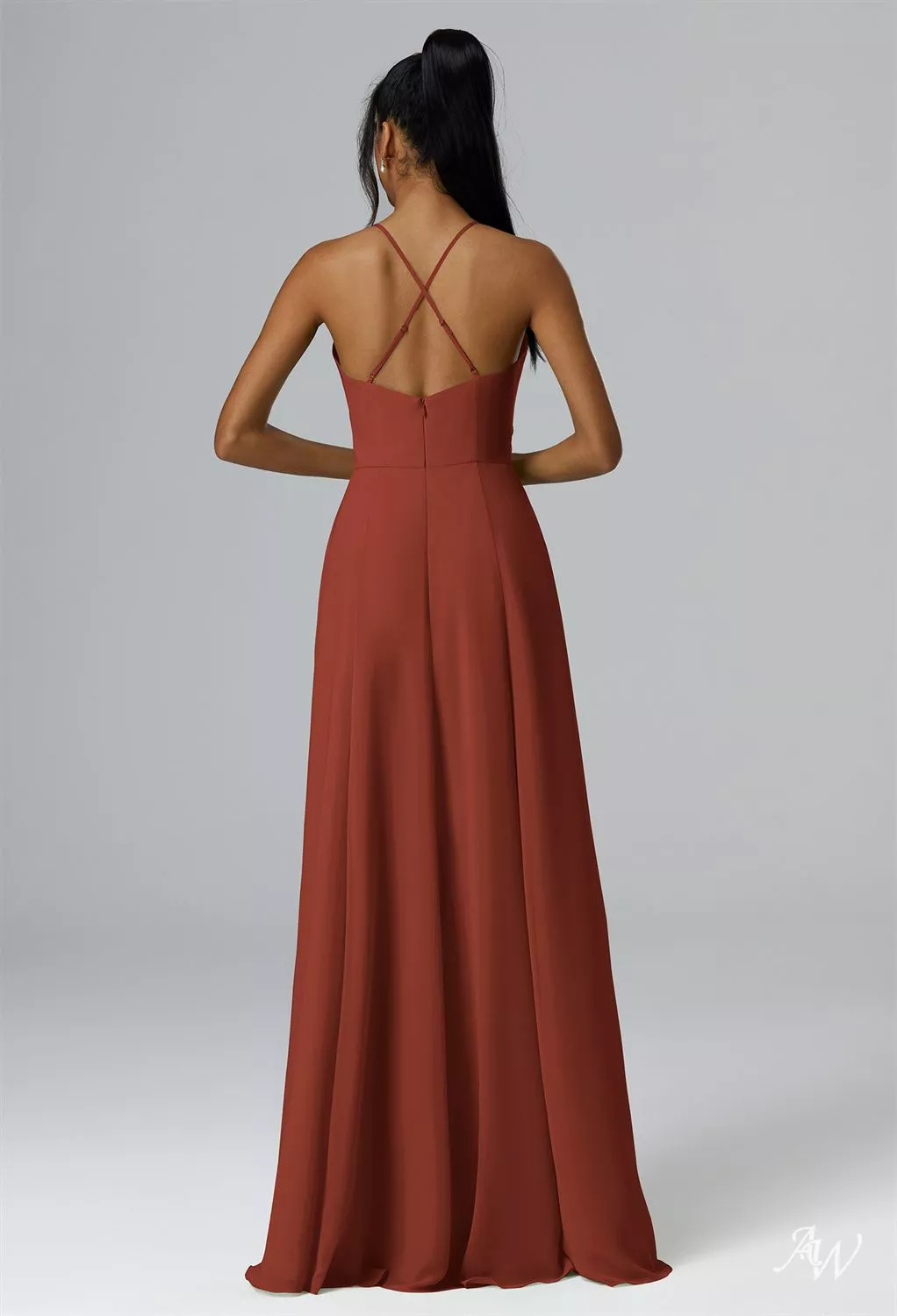 AW Perpetua Rust Bridesmaid Dresses | AW.Bridal