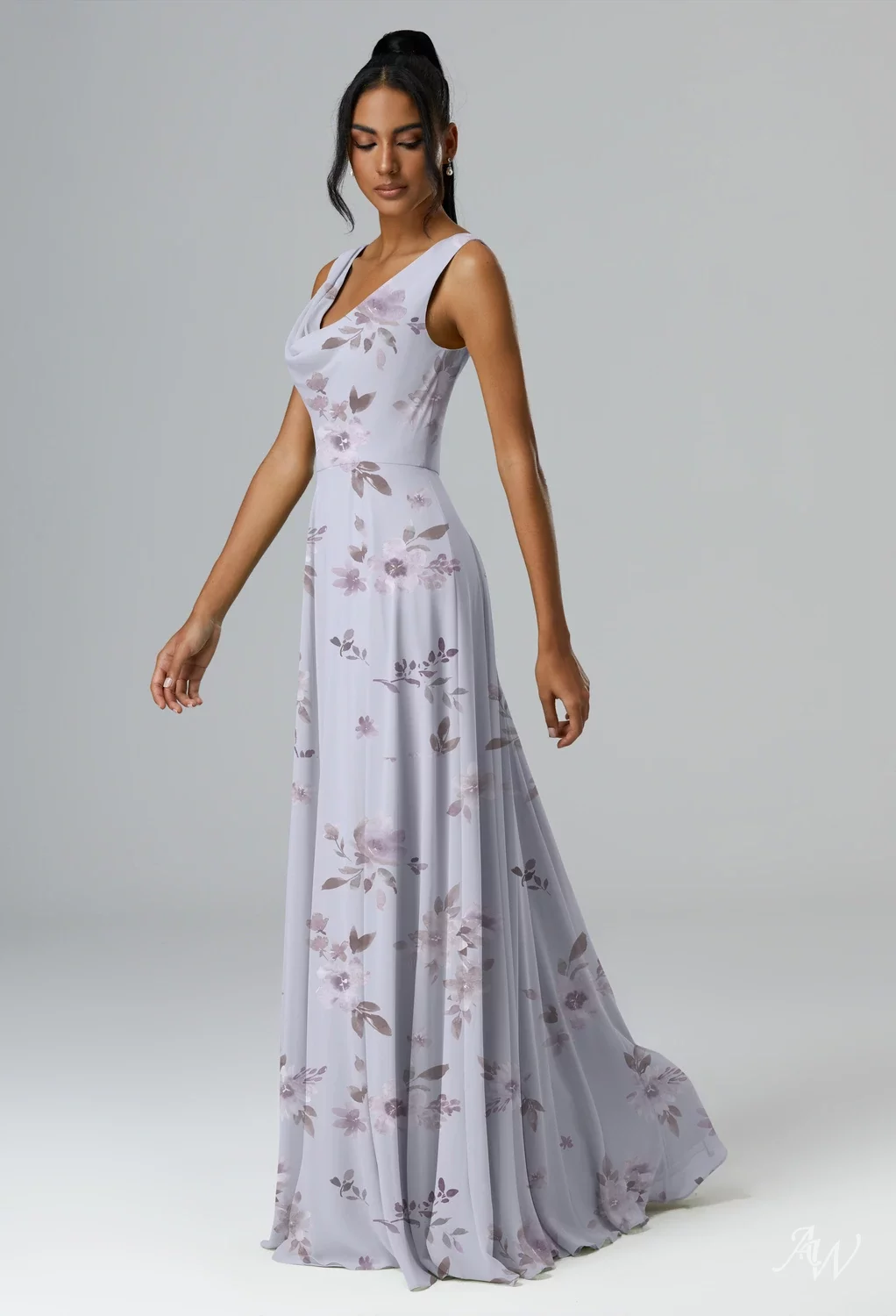 lavender gray bridesmaid dresses Formal Grayish-Purple Bridesmaid Dresses