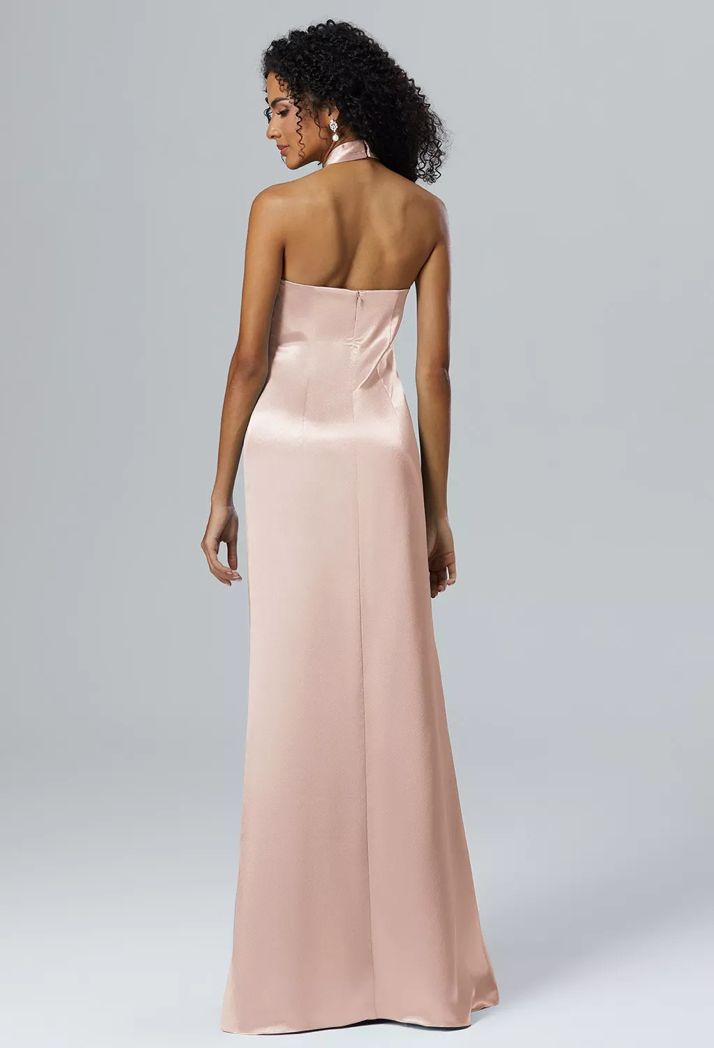 Apricot Long Bridesmaid Dresses | AW.Bridal