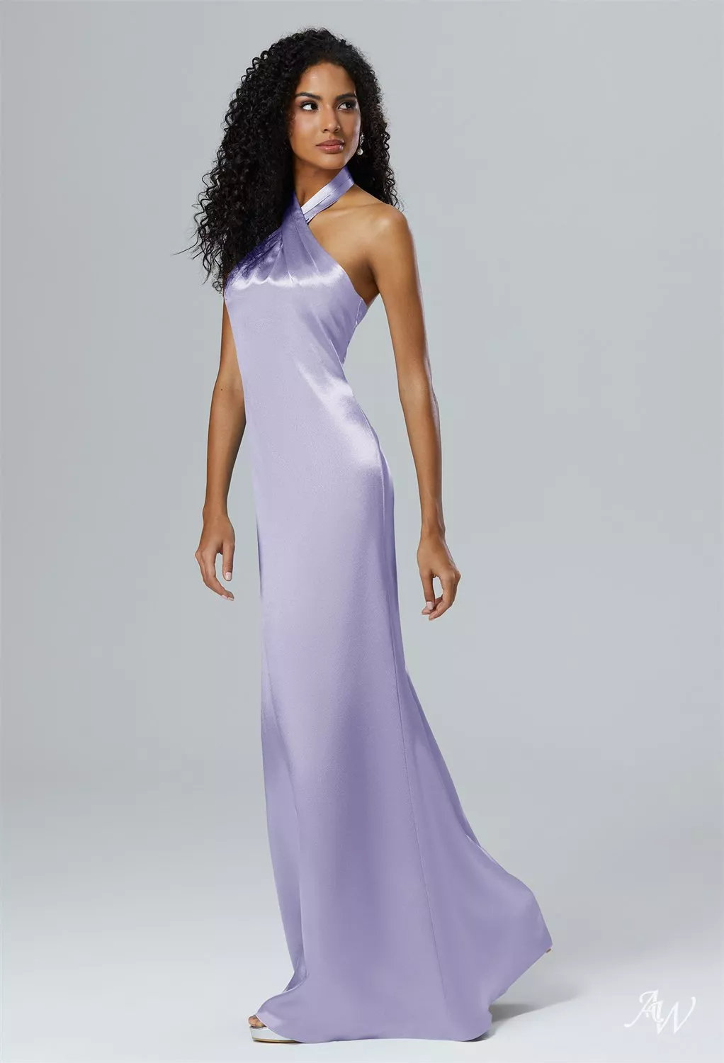 purple gray bridesmaid dresses Gray, Dark Purple Wedding Party